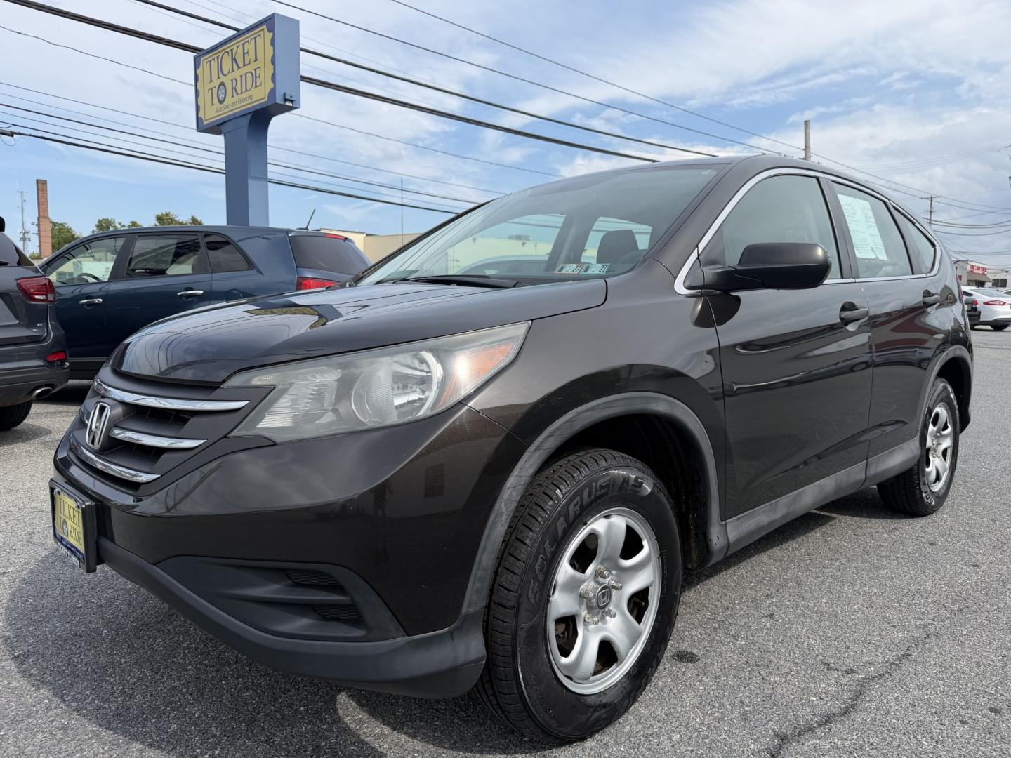 2014 BROWN Honda CR-V LX 4WD 5-Speed AT (2HKRM4H32EH) with an 2.4L L4 DOHC 16V engine, 5-Speed Automatic transmission, located at 1254 Manheim Pike, Lancaster, PA, 17601, (717) 393-9133, 40.062870, -76.323273- Photo#0
