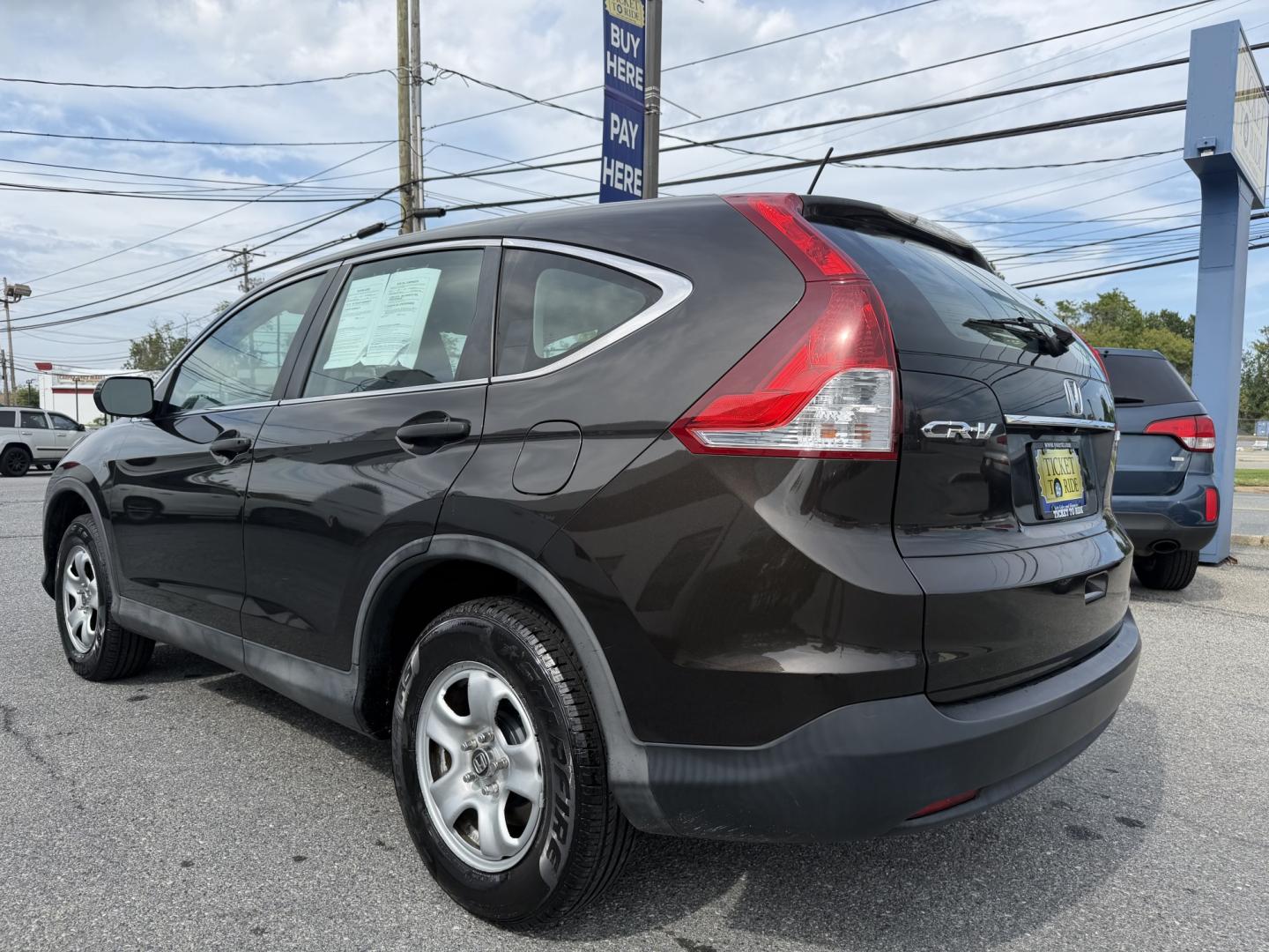 2014 BROWN Honda CR-V LX 4WD 5-Speed AT (2HKRM4H32EH) with an 2.4L L4 DOHC 16V engine, 5-Speed Automatic transmission, located at 1254 Manheim Pike, Lancaster, PA, 17601, (717) 393-9133, 40.062870, -76.323273- Photo#2