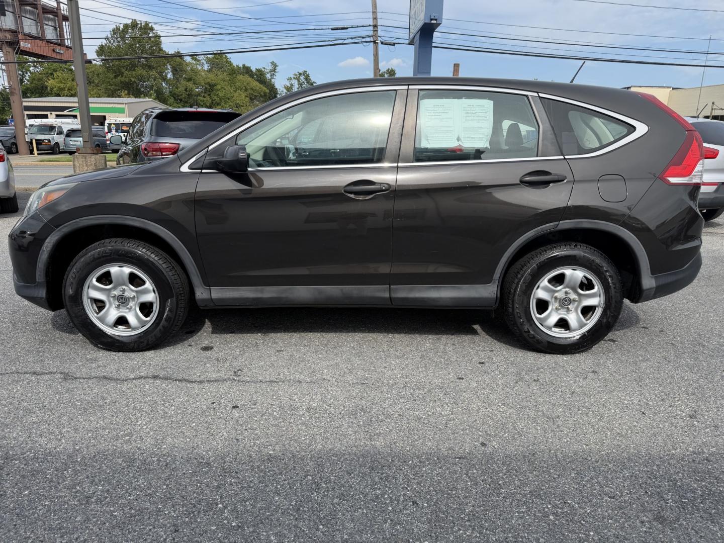 2014 BROWN Honda CR-V LX 4WD 5-Speed AT (2HKRM4H32EH) with an 2.4L L4 DOHC 16V engine, 5-Speed Automatic transmission, located at 1254 Manheim Pike, Lancaster, PA, 17601, (717) 393-9133, 40.062870, -76.323273- Photo#1