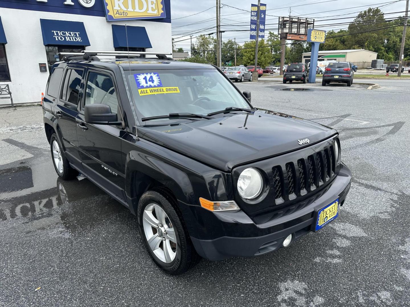 2014 BLACK Jeep Patriot Latitude 4WD (1C4NJRFB5ED) with an 2.4L L4 DOHC 16V engine, located at 1254 Manheim Pike, Lancaster, PA, 17601, (717) 393-9133, 40.062870, -76.323273 - Photo#2