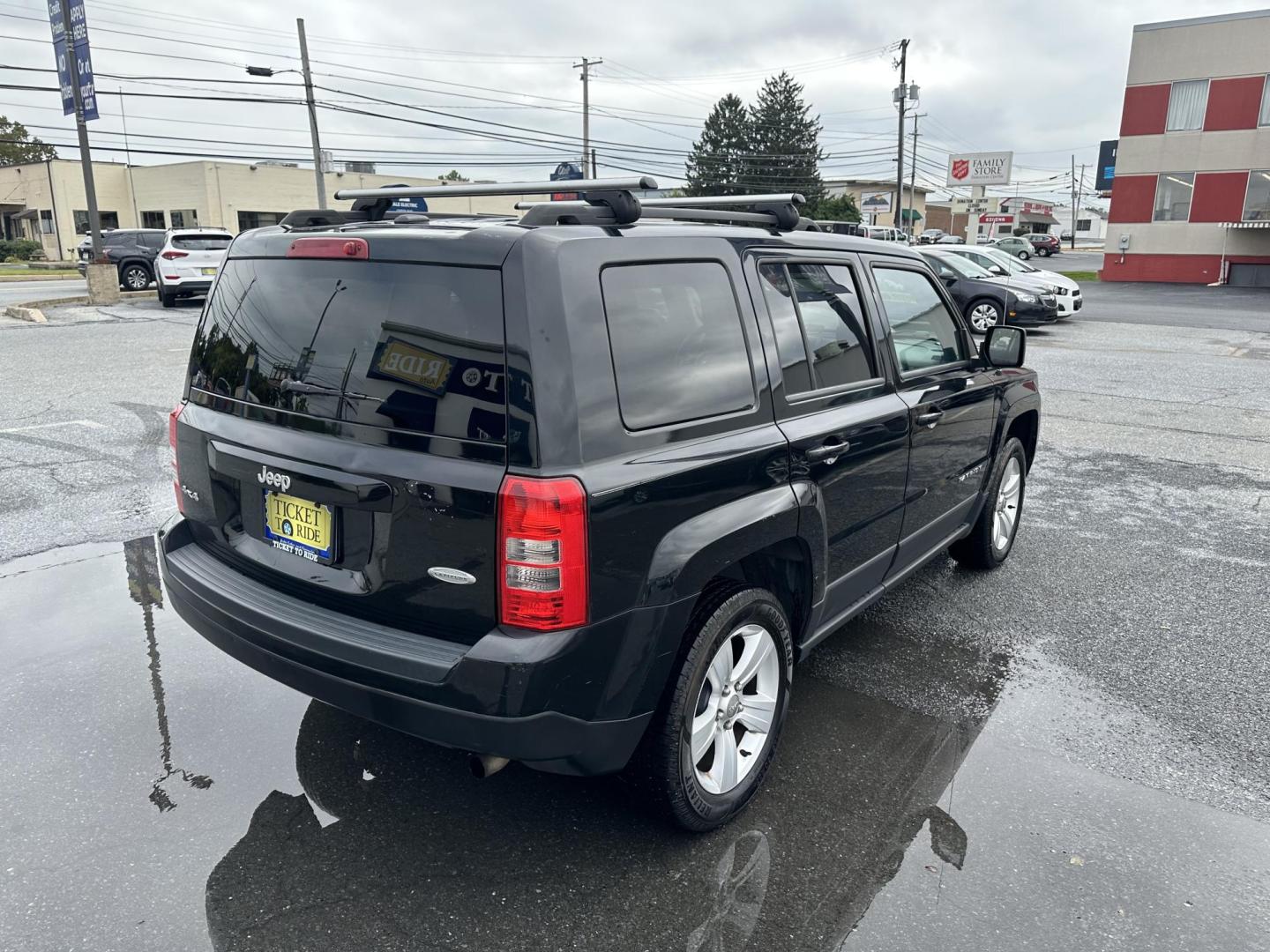 2014 BLACK Jeep Patriot Latitude 4WD (1C4NJRFB5ED) with an 2.4L L4 DOHC 16V engine, located at 1254 Manheim Pike, Lancaster, PA, 17601, (717) 393-9133, 40.062870, -76.323273 - Photo#4