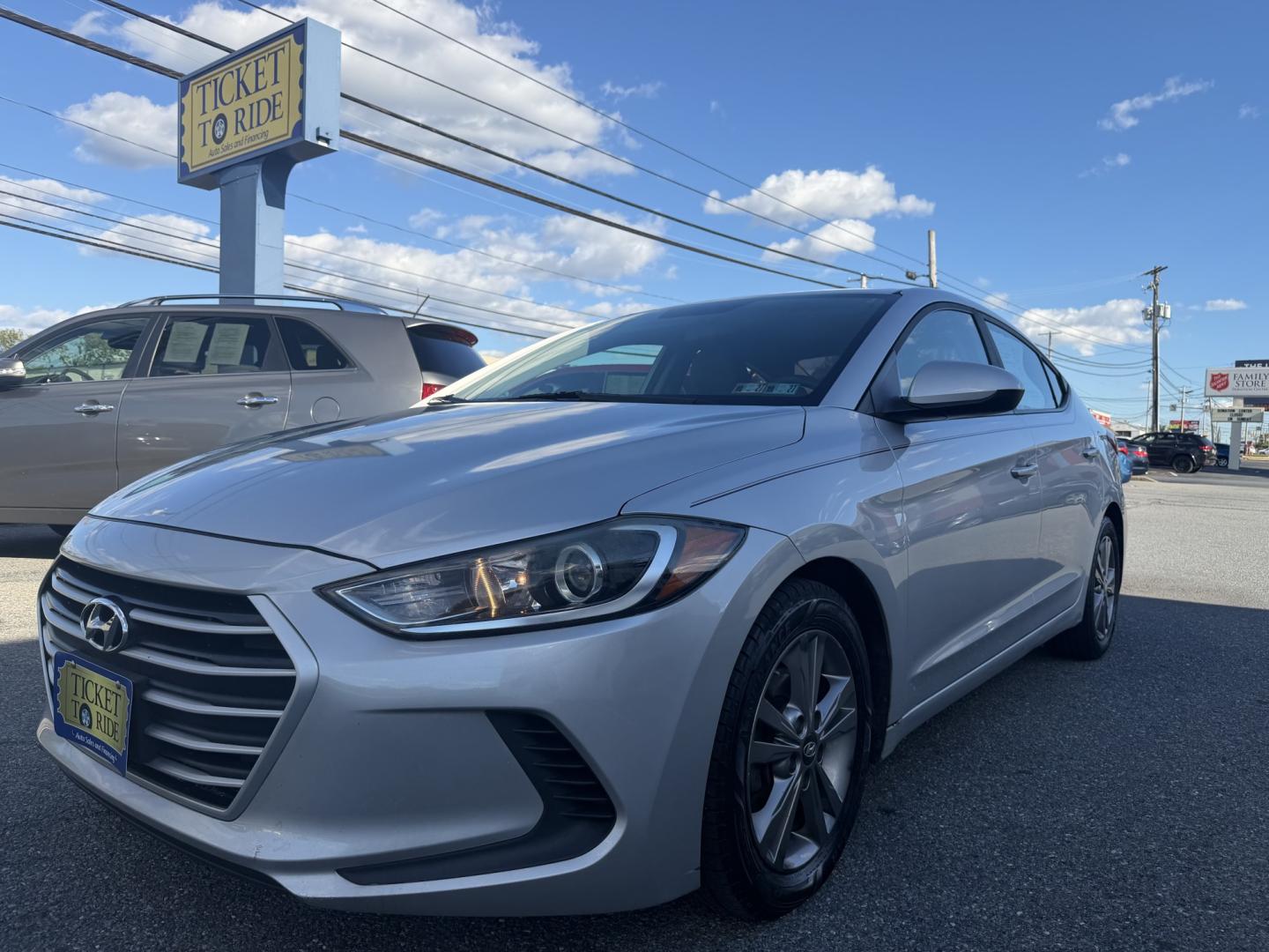 2017 SILVER Hyundai Elantra Limited (5NPD84LF6HH) with an 2.0L L4 DOHC 16V engine, 6A transmission, located at 1254 Manheim Pike, Lancaster, PA, 17601, (717) 393-9133, 40.062870, -76.323273- Photo#0