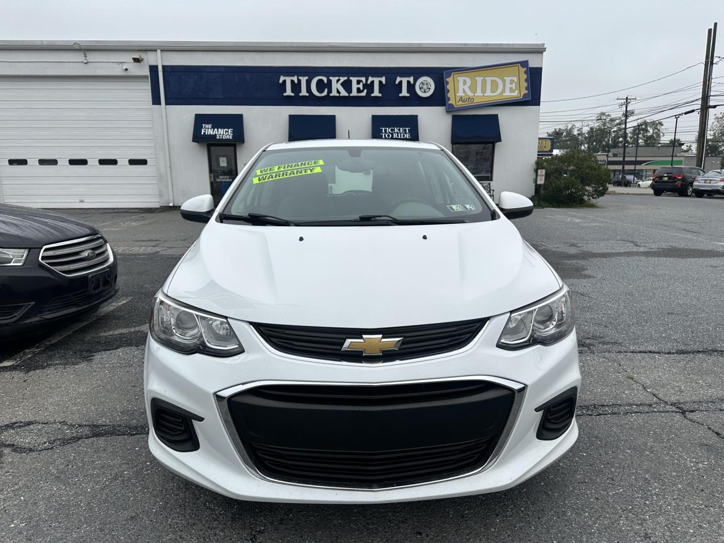 2018 WHITE Chevrolet Sonic FL Auto Hatchback (1G1JG6SG6J4) with an 1.8L L4 DOHC 24V engine, 6A transmission, located at 1254 Manheim Pike, Lancaster, PA, 17601, (717) 393-9133, 40.062870, -76.323273 - Photo#1