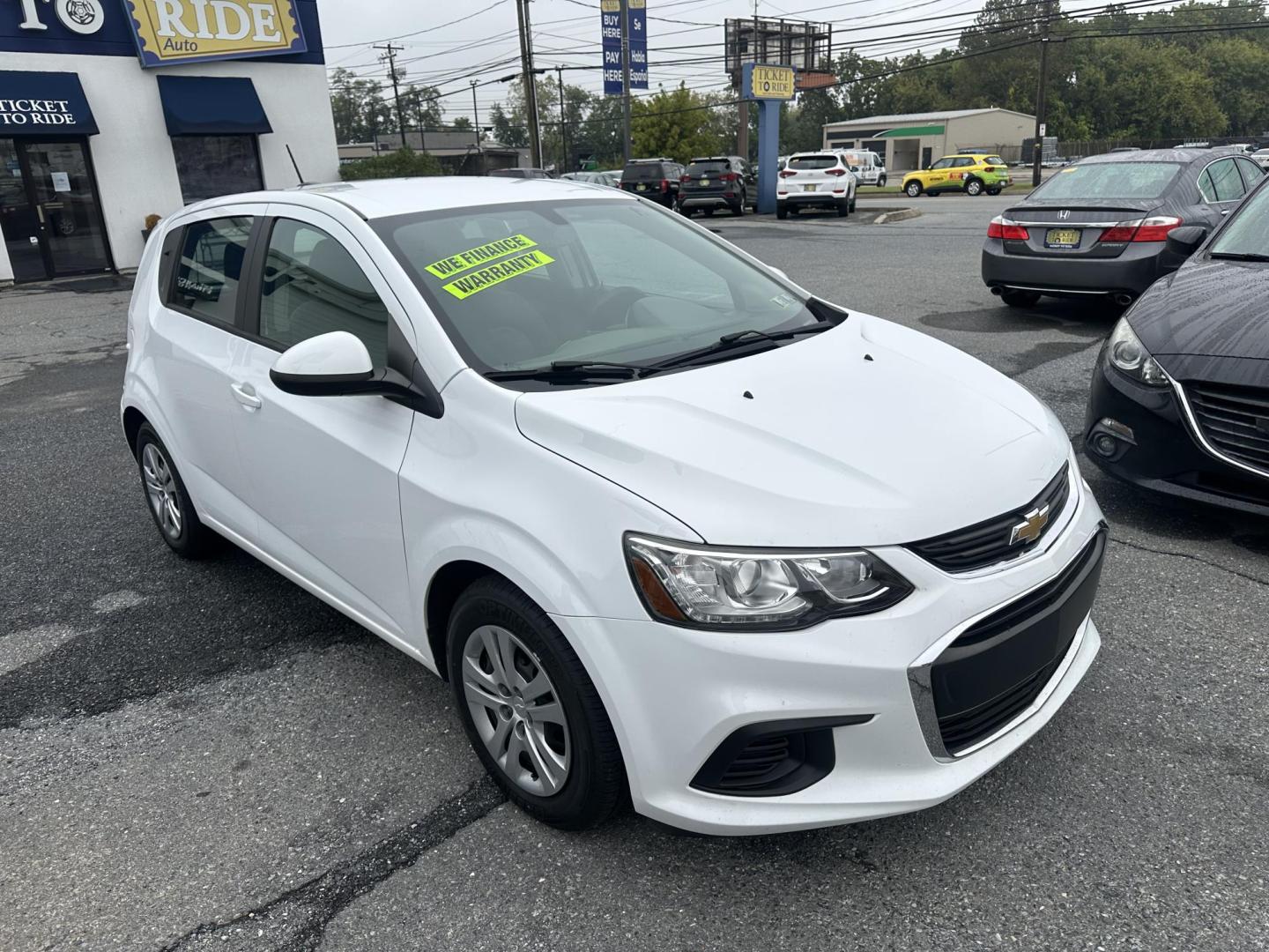 2018 WHITE Chevrolet Sonic FL Auto Hatchback (1G1JG6SG6J4) with an 1.8L L4 DOHC 24V engine, 6A transmission, located at 1254 Manheim Pike, Lancaster, PA, 17601, (717) 393-9133, 40.062870, -76.323273 - Photo#2