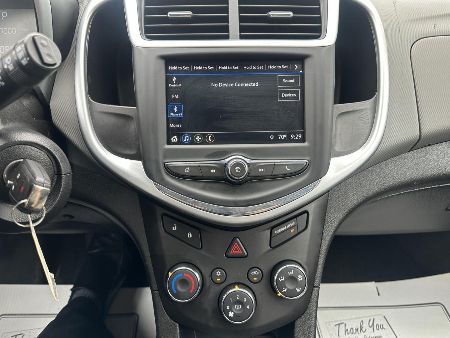 2018 WHITE Chevrolet Sonic FL Auto Hatchback (1G1JG6SG6J4) with an 1.8L L4 DOHC 24V engine, 6A transmission, located at 1254 Manheim Pike, Lancaster, PA, 17601, (717) 393-9133, 40.062870, -76.323273 - Photo#12