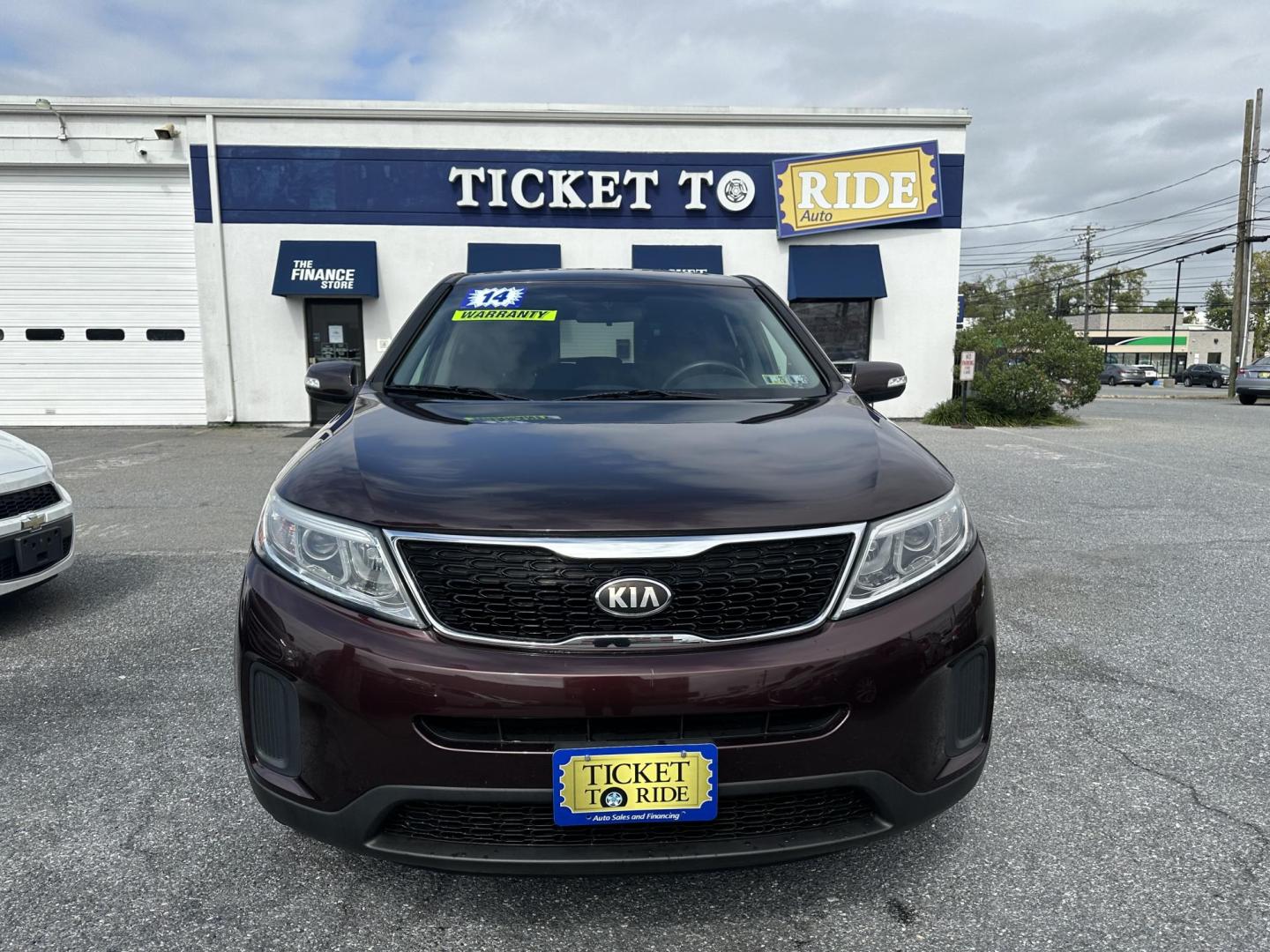 2014 BURGUNDY Kia Sorento LX 2WD (5XYKT3A60EG) with an 2.4L L4 DOHC 16V engine, 6-Speed Automatic transmission, located at 1254 Manheim Pike, Lancaster, PA, 17601, (717) 393-9133, 40.062870, -76.323273 - Photo#1