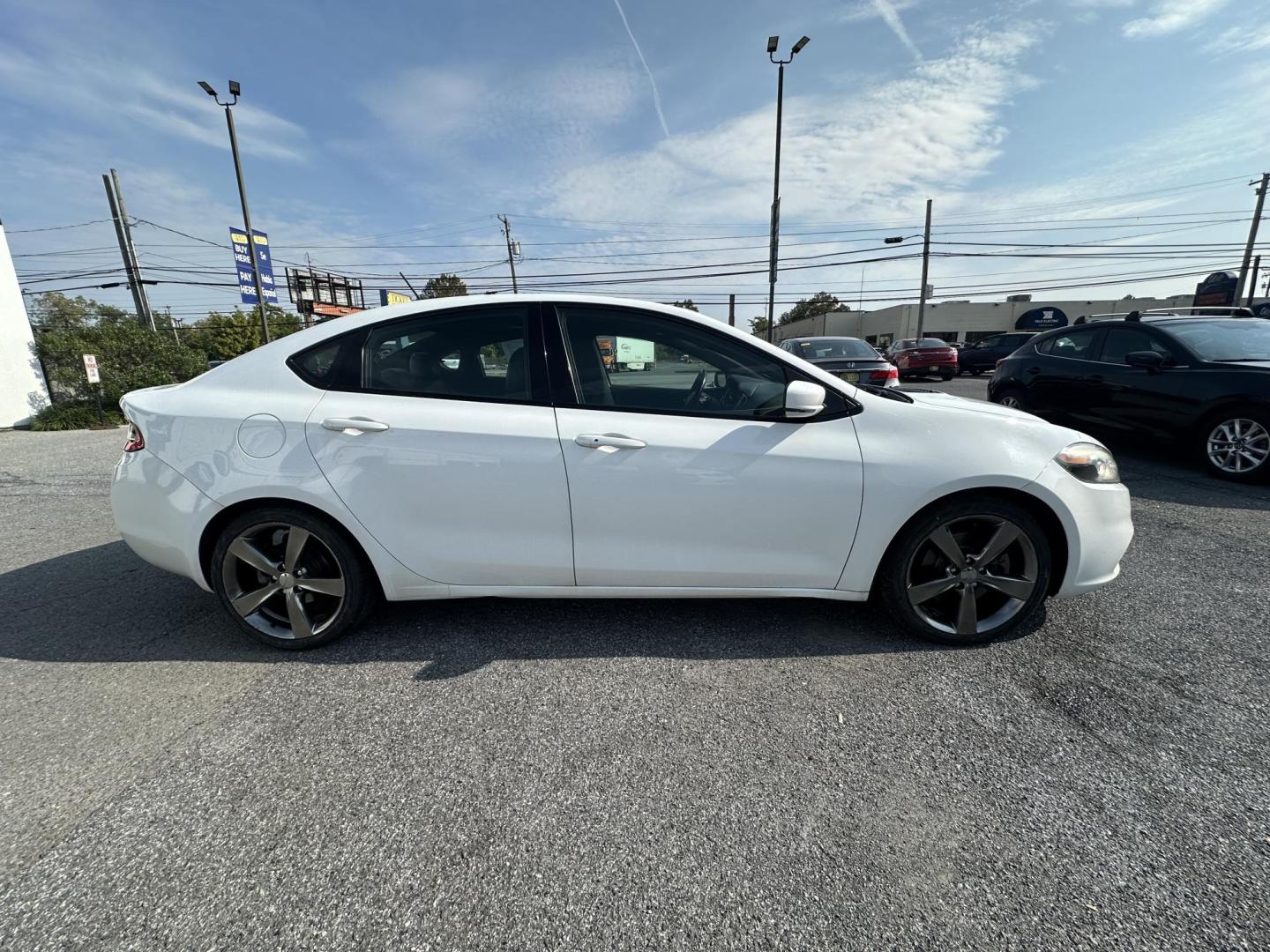 2016 WHITE Dodge Dart GT (1C3CDFEB7GD) with an 2.4L L4 DOHC 16V engine, located at 1254 Manheim Pike, Lancaster, PA, 17601, (717) 393-9133, 40.062870, -76.323273 - Photo#3