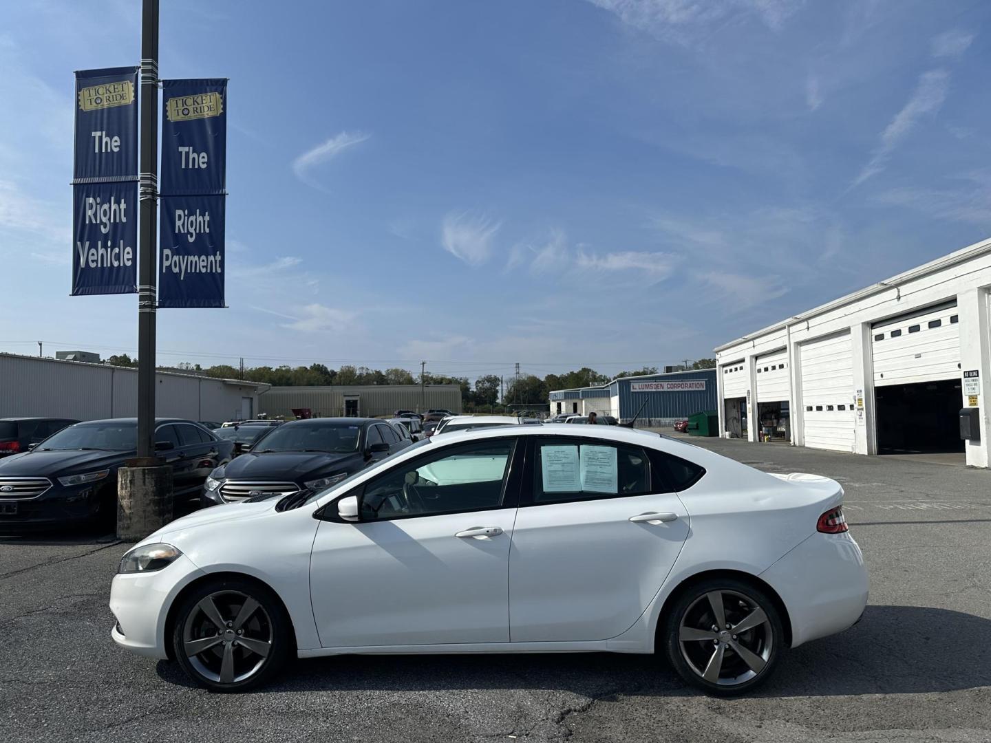 2016 WHITE Dodge Dart GT (1C3CDFEB7GD) with an 2.4L L4 DOHC 16V engine, located at 1254 Manheim Pike, Lancaster, PA, 17601, (717) 393-9133, 40.062870, -76.323273 - Photo#5