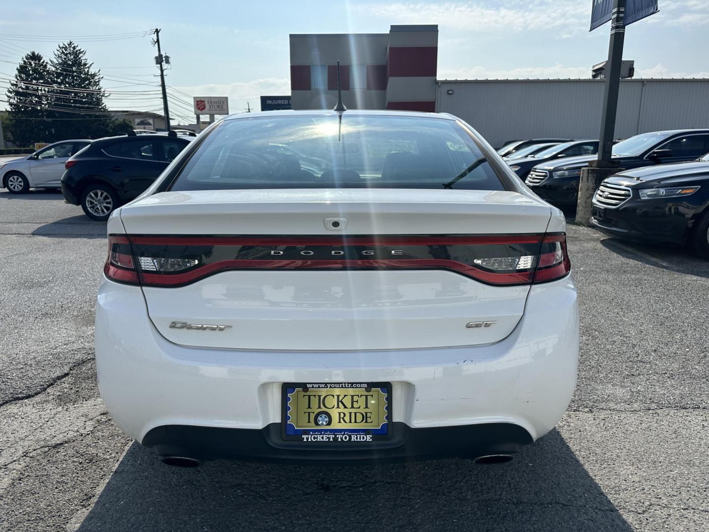 2016 WHITE Dodge Dart GT (1C3CDFEB7GD) with an 2.4L L4 DOHC 16V engine, located at 1254 Manheim Pike, Lancaster, PA, 17601, (717) 393-9133, 40.062870, -76.323273 - Photo#7