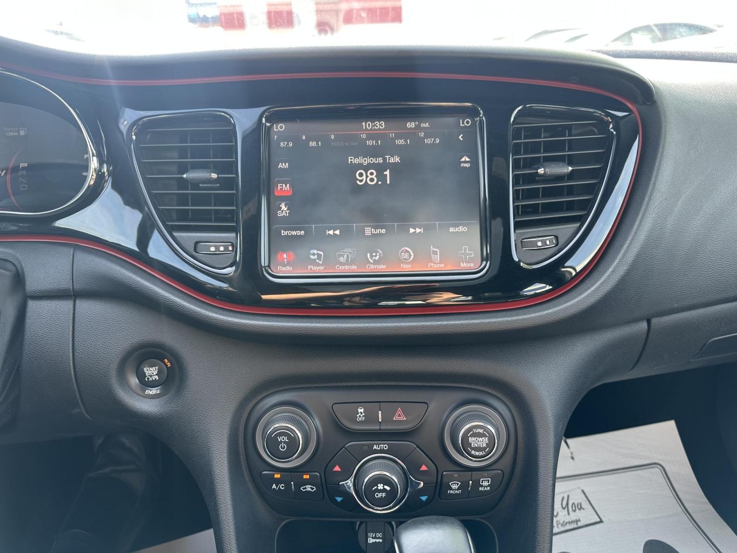 2016 WHITE Dodge Dart GT (1C3CDFEB7GD) with an 2.4L L4 DOHC 16V engine, located at 1254 Manheim Pike, Lancaster, PA, 17601, (717) 393-9133, 40.062870, -76.323273 - Photo#18