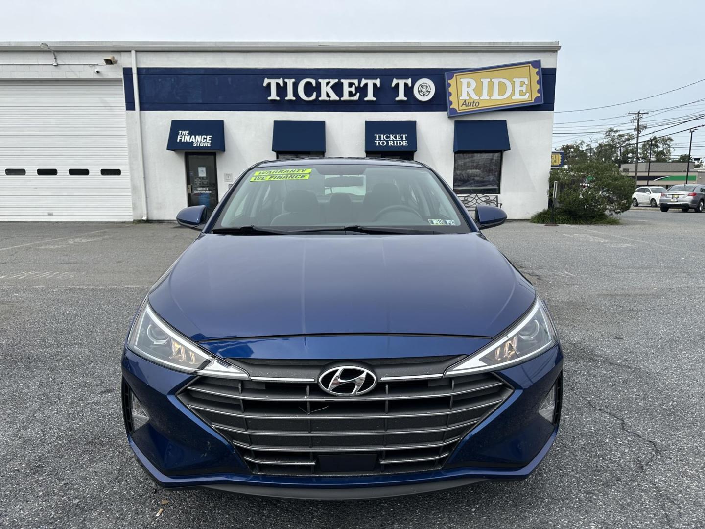 2019 BLUE Hyundai Elantra SE 6AT (5NPD74LF1KH) with an 1.8L L4 DOHC 16V engine, 6A transmission, located at 1254 Manheim Pike, Lancaster, PA, 17601, (717) 393-9133, 40.062870, -76.323273 - Photo#1