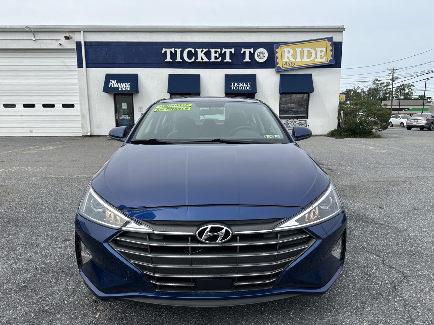 2019 BLUE Hyundai Elantra SE 6AT (5NPD74LF1KH) with an 2.0L L4 DOHC 16V engine, 6A transmission, located at 1254 Manheim Pike, Lancaster, PA, 17601, (717) 393-9133, 40.062870, -76.323273- Photo#1