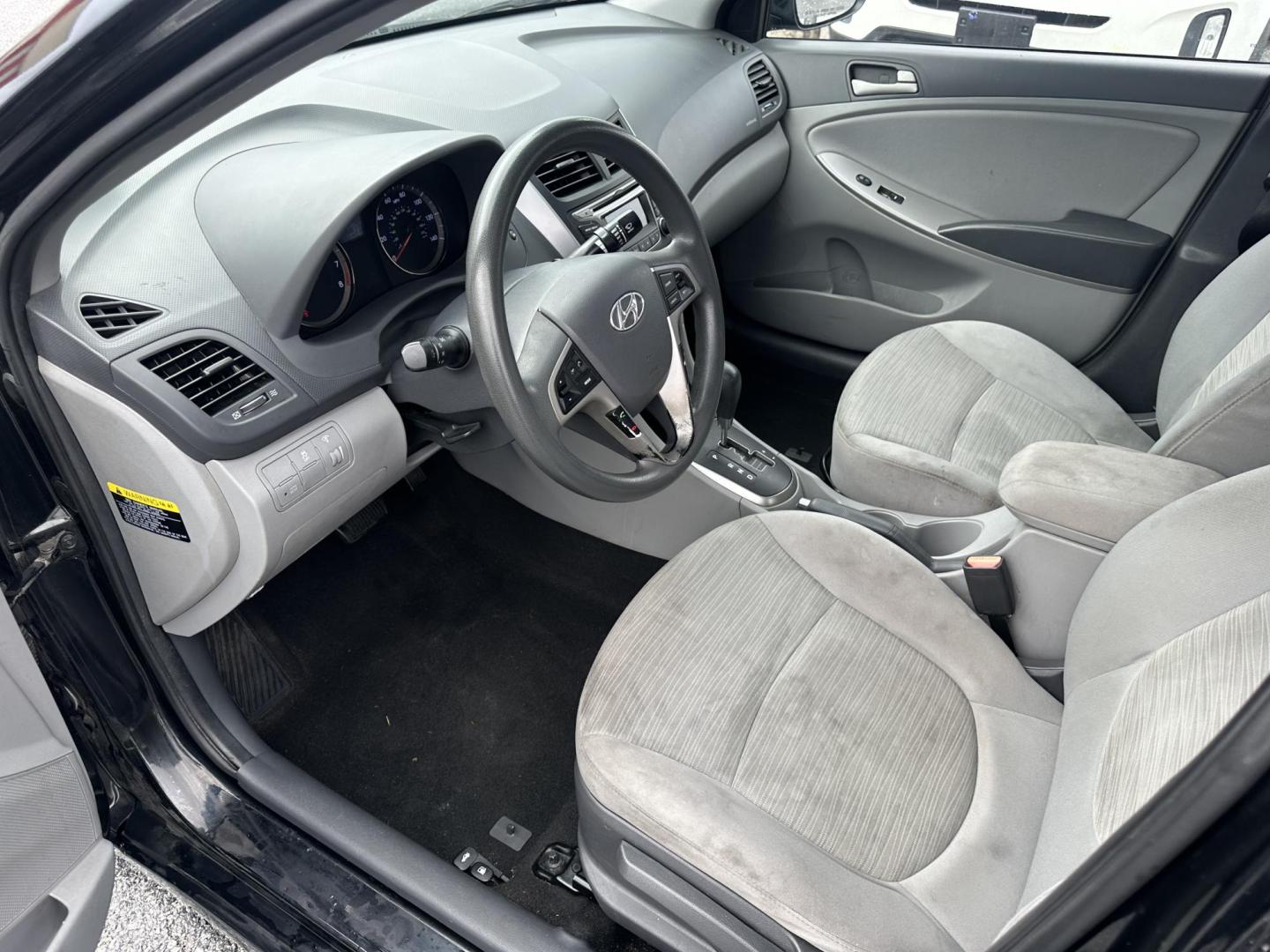 2016 BLACK Hyundai Accent SE 4-Door 6A (KMHCT4AE4GU) with an 1.6L L4 DOHC 16V engine, 6A transmission, located at 1254 Manheim Pike, Lancaster, PA, 17601, (717) 393-9133, 40.062870, -76.323273 - Photo#10