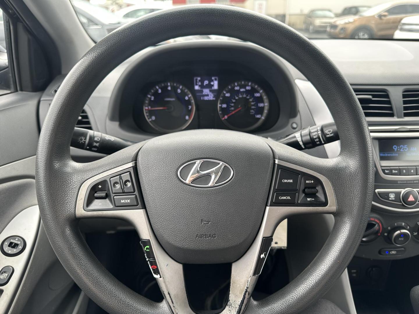 2016 BLACK Hyundai Accent SE 4-Door 6A (KMHCT4AE4GU) with an 1.6L L4 DOHC 16V engine, 6A transmission, located at 1254 Manheim Pike, Lancaster, PA, 17601, (717) 393-9133, 40.062870, -76.323273 - Photo#13