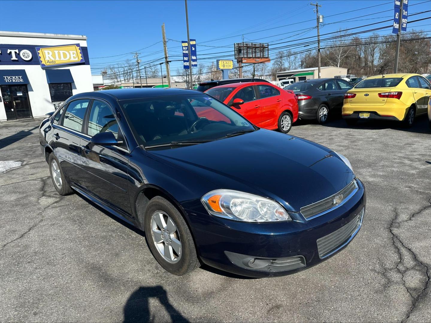 2011 BLUE Chevrolet Impala LT (2G1WG5EKXB1) with an 3.5L V6 OHV 16V FFV engine, 4-Speed Automatic transmission, located at 1254 Manheim Pike, Lancaster, PA, 17601, (717) 393-9133, 40.062870, -76.323273 - Photo#2