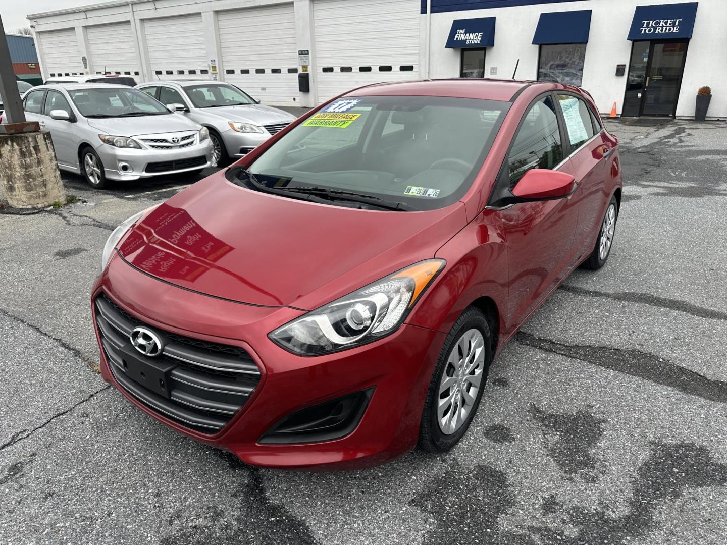 2017 RED Hyundai Elantra GT M/T (KMHD35LH6HU) with an 2.0L L4 16V DOHC engine, 6M transmission, located at 1254 Manheim Pike, Lancaster, PA, 17601, (717) 393-9133, 40.062870, -76.323273 - Photo#0