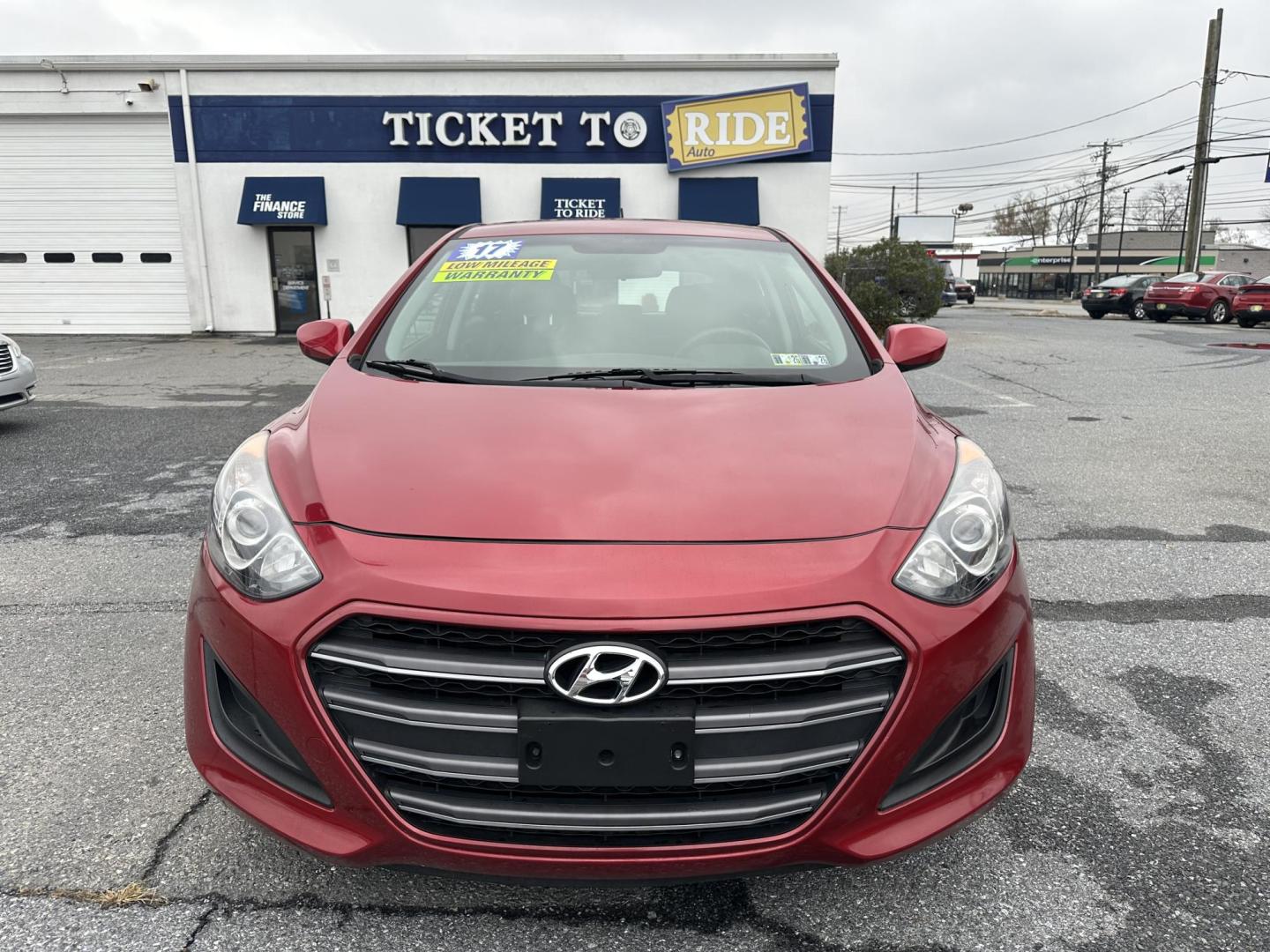 2017 RED Hyundai Elantra GT M/T (KMHD35LH6HU) with an 2.0L L4 16V DOHC engine, 6M transmission, located at 1254 Manheim Pike, Lancaster, PA, 17601, (717) 393-9133, 40.062870, -76.323273 - Photo#1
