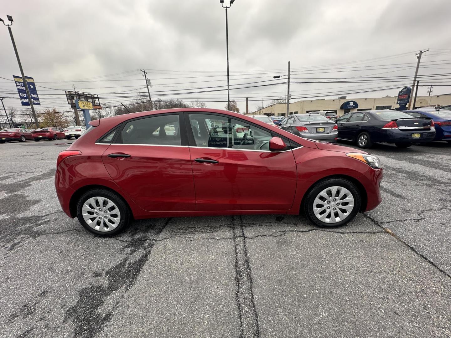 2017 RED Hyundai Elantra GT M/T (KMHD35LH6HU) with an 2.0L L4 16V DOHC engine, 6M transmission, located at 1254 Manheim Pike, Lancaster, PA, 17601, (717) 393-9133, 40.062870, -76.323273 - Photo#3