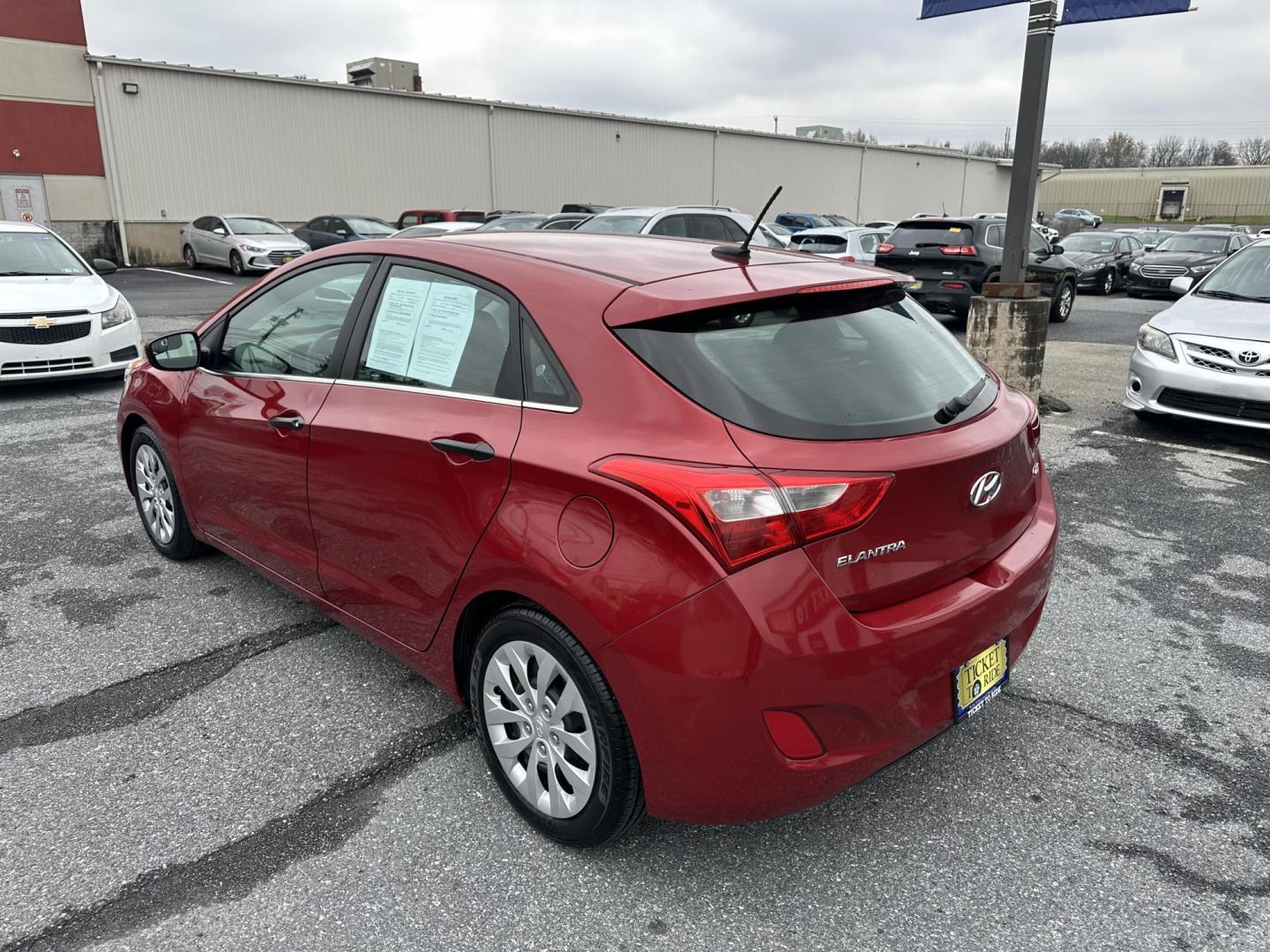 2017 RED Hyundai Elantra GT M/T (KMHD35LH6HU) with an 2.0L L4 16V DOHC engine, 6M transmission, located at 1254 Manheim Pike, Lancaster, PA, 17601, (717) 393-9133, 40.062870, -76.323273 - Photo#6