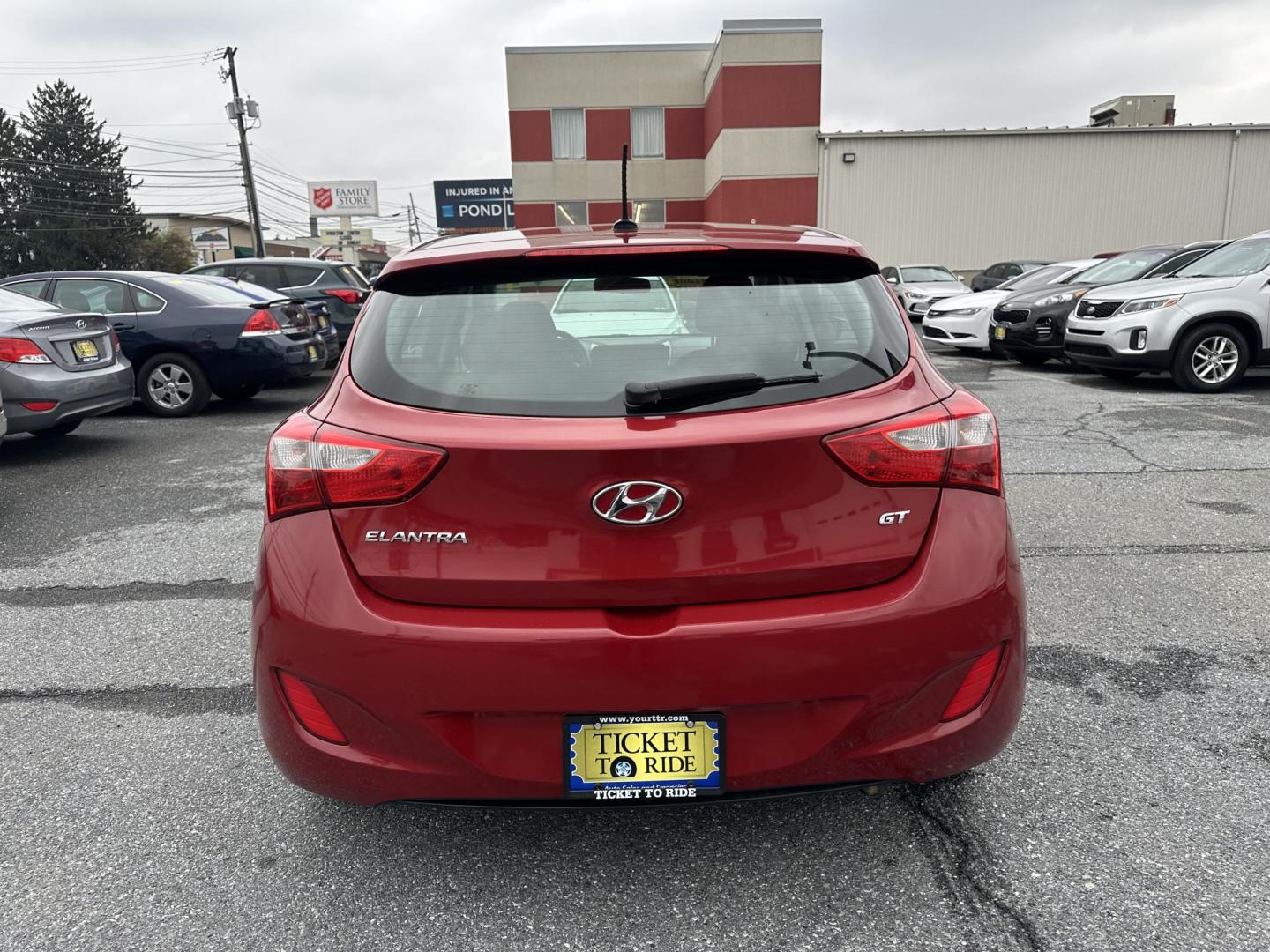 2017 RED Hyundai Elantra GT M/T (KMHD35LH6HU) with an 2.0L L4 16V DOHC engine, 6M transmission, located at 1254 Manheim Pike, Lancaster, PA, 17601, (717) 393-9133, 40.062870, -76.323273 - Photo#7