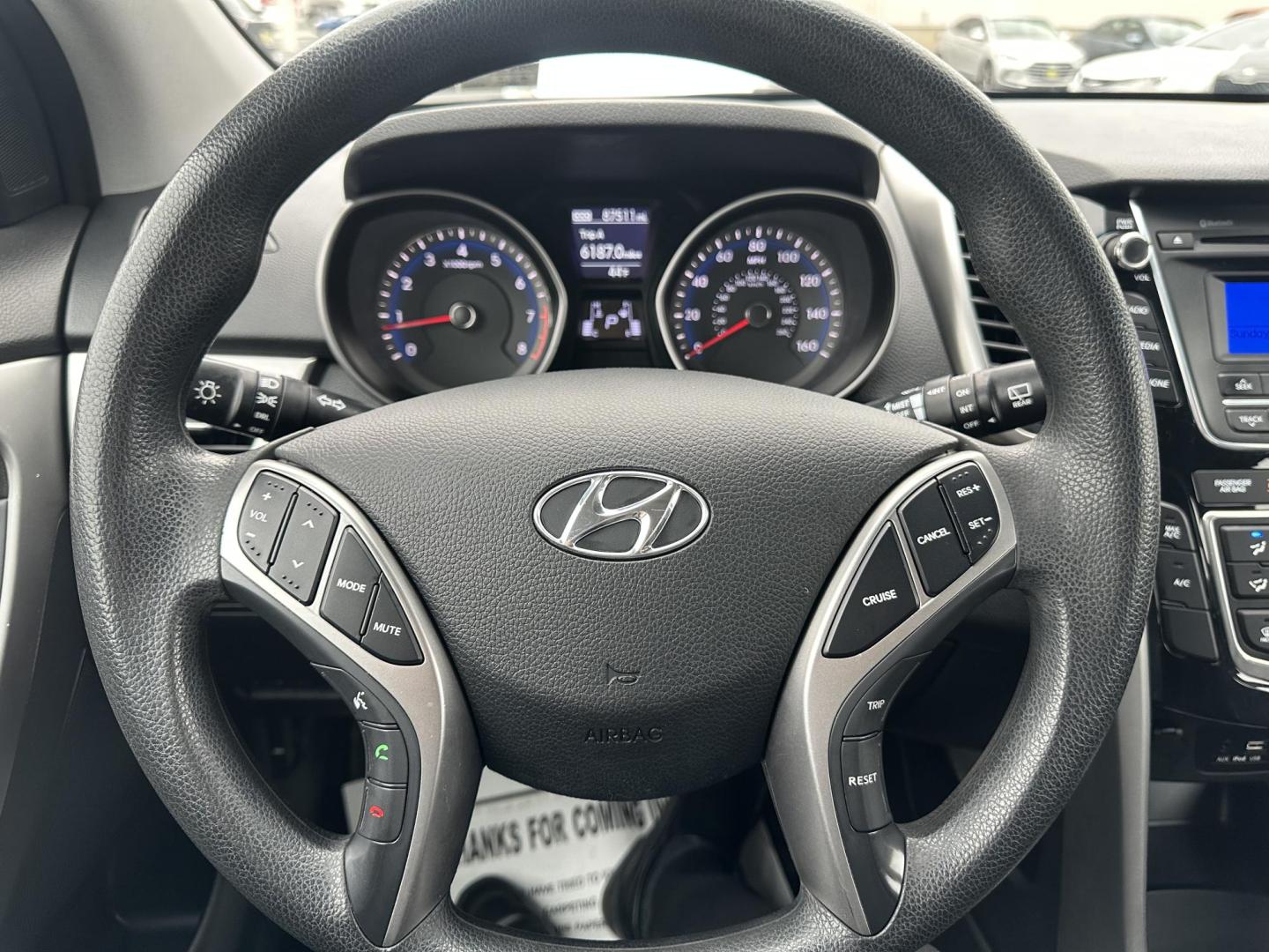 2017 RED Hyundai Elantra GT M/T (KMHD35LH6HU) with an 2.0L L4 16V DOHC engine, 6M transmission, located at 1254 Manheim Pike, Lancaster, PA, 17601, (717) 393-9133, 40.062870, -76.323273 - Photo#13