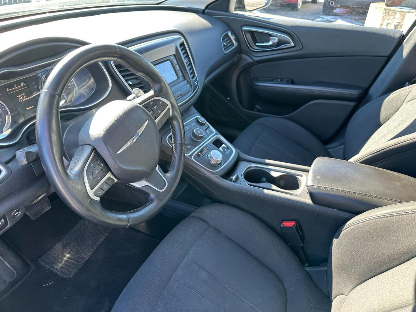 2015 BLACK Chrysler 200 Limited (1C3CCCAG2FN) with an 3.6L V6 DOHC 24V FFV engine, 9-Speed Automatic transmission, located at 1254 Manheim Pike, Lancaster, PA, 17601, (717) 393-9133, 40.062870, -76.323273 - Photo#7