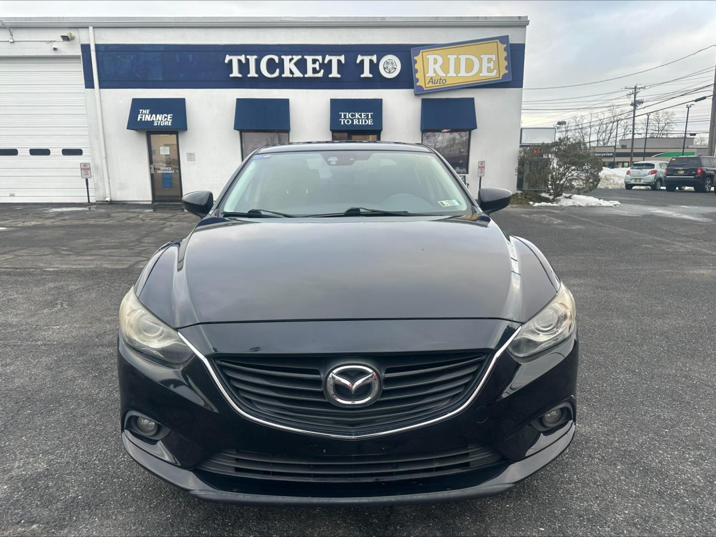 2014 BLACK Mazda Mazda6 i Grand Touring (JM1GJ1W52E1) with an 2.5L L4 DOHC 16V engine, 6-Speed Automatic transmission, located at 1254 Manheim Pike, Lancaster, PA, 17601, (717) 393-9133, 40.062870, -76.323273 - Photo#2