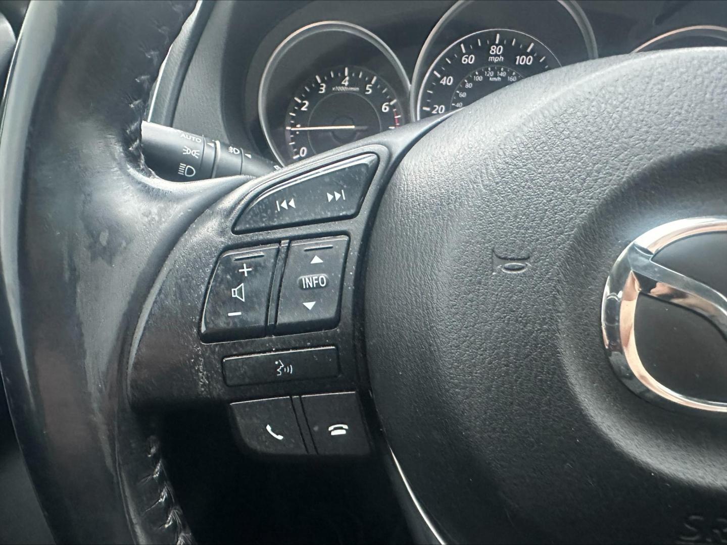 2014 BLACK Mazda Mazda6 i Grand Touring (JM1GJ1W52E1) with an 2.5L L4 DOHC 16V engine, 6-Speed Automatic transmission, located at 1254 Manheim Pike, Lancaster, PA, 17601, (717) 393-9133, 40.062870, -76.323273 - Photo#12