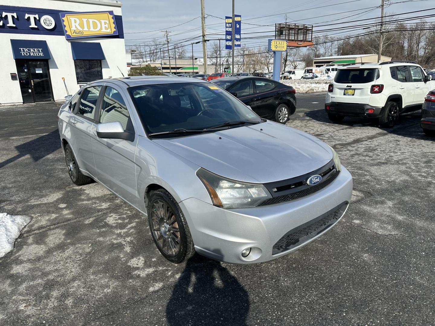 2011 SILVER Ford Focus SES Sedan (1FAHP3GNXBW) with an 2.0L L4 DOHC 16V engine, located at 1254 Manheim Pike, Lancaster, PA, 17601, (717) 393-9133, 40.062870, -76.323273 - Photo#2