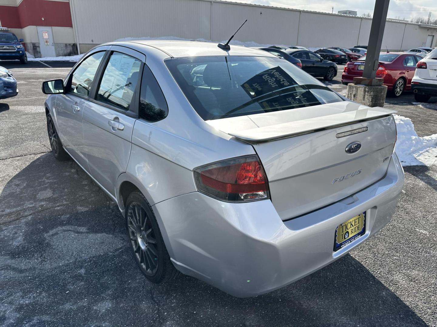 2011 SILVER Ford Focus SES Sedan (1FAHP3GNXBW) with an 2.0L L4 DOHC 16V engine, located at 1254 Manheim Pike, Lancaster, PA, 17601, (717) 393-9133, 40.062870, -76.323273 - Photo#3