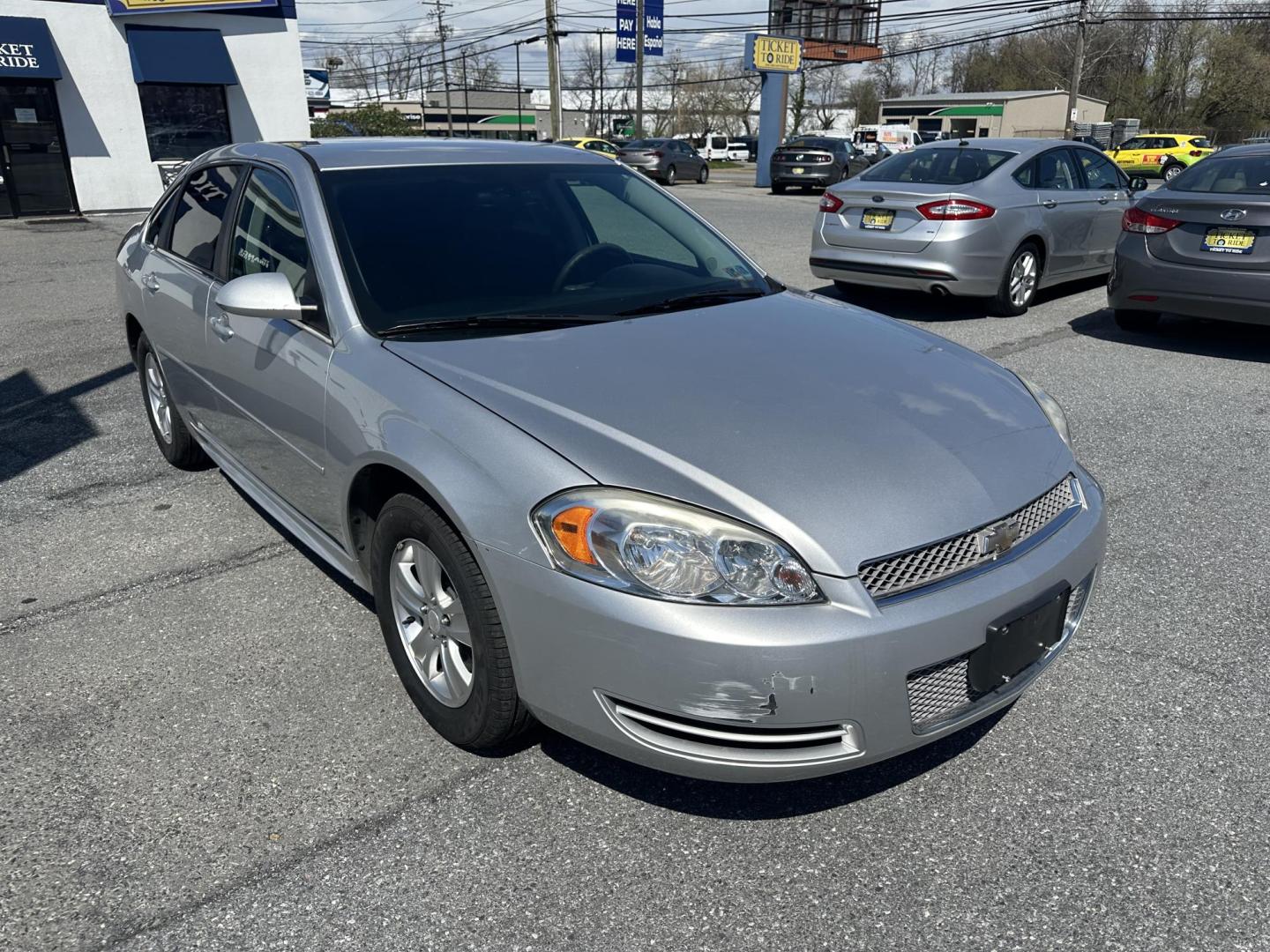 2014 SILVER Chevrolet Impala LS (2G1WA5E31E1) with an 3.6L V6 DOHC 16V FFV engine, 6-Speed Automatic transmission, located at 1254 Manheim Pike, Lancaster, PA, 17601, (717) 393-9133, 40.062870, -76.323273 - Photo#2
