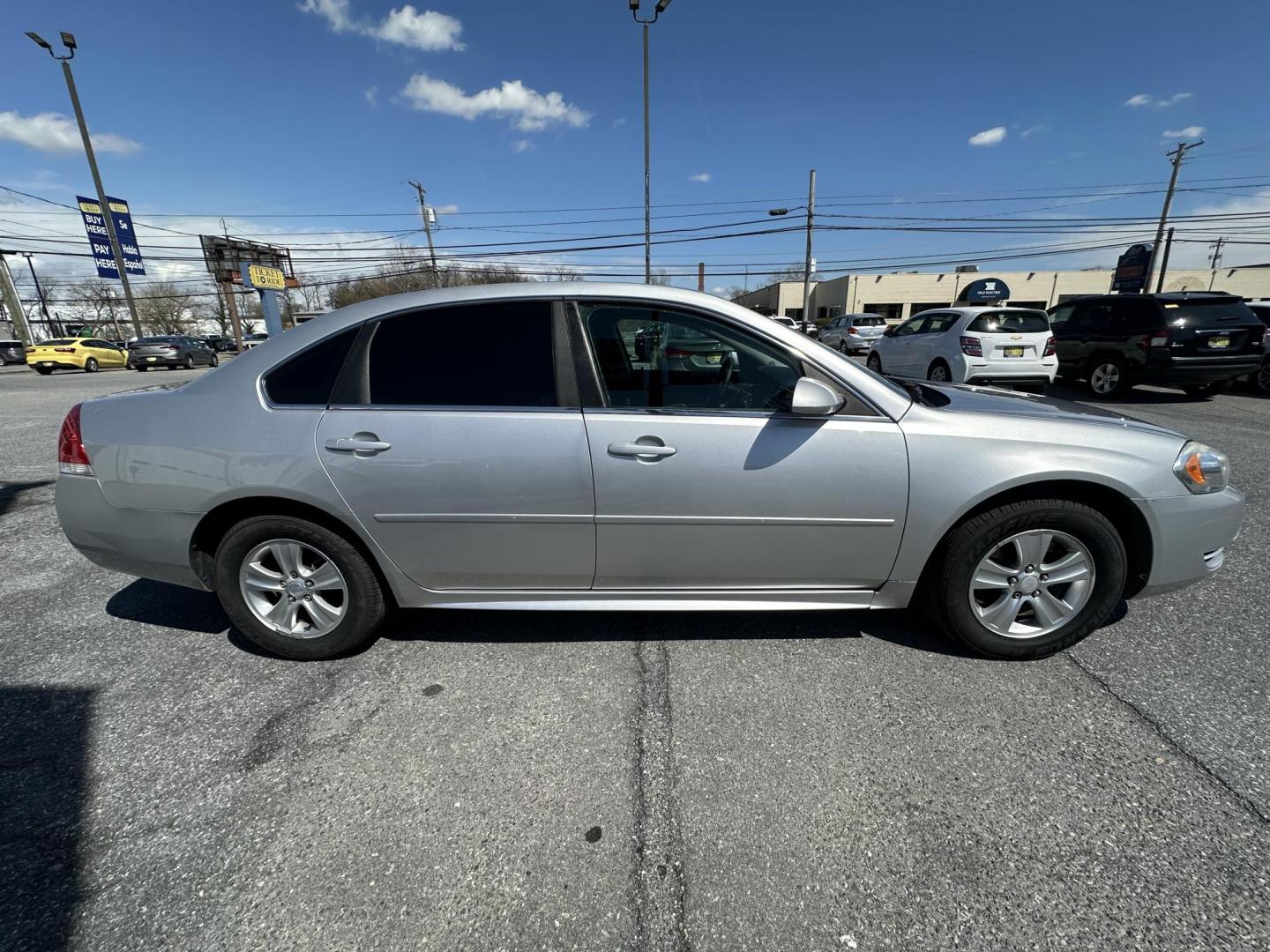 2014 SILVER Chevrolet Impala LS (2G1WA5E31E1) with an 3.6L V6 DOHC 16V FFV engine, 6-Speed Automatic transmission, located at 1254 Manheim Pike, Lancaster, PA, 17601, (717) 393-9133, 40.062870, -76.323273 - Photo#3