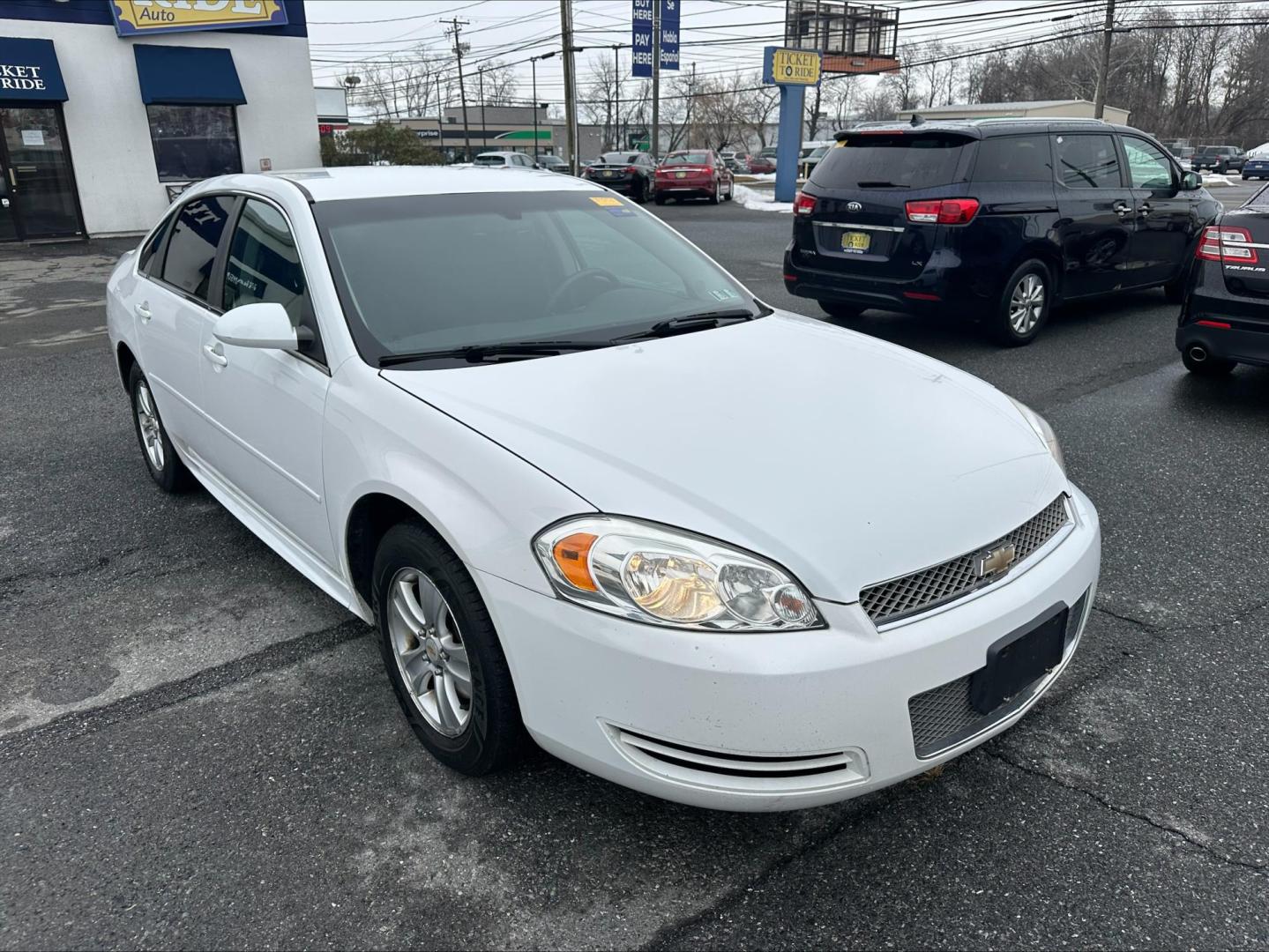 2015 WHITE Chevrolet Impala Limited LS (2G1WA5E33F1) with an 3.6L V6 DOHC 16V FFV engine, 6-Speed Automatic transmission, located at 1254 Manheim Pike, Lancaster, PA, 17601, (717) 393-9133, 40.062870, -76.323273 - Photo#2
