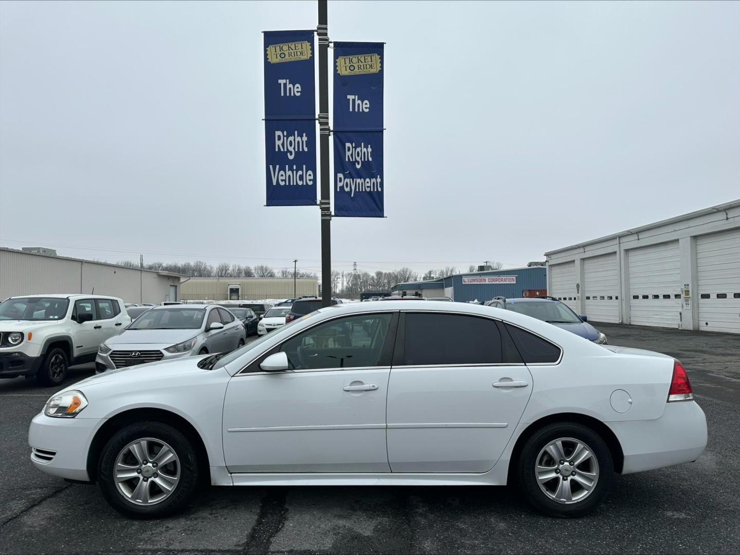 2015 WHITE Chevrolet Impala Limited LS (2G1WA5E33F1) with an 3.6L V6 DOHC 16V FFV engine, 6-Speed Automatic transmission, located at 1254 Manheim Pike, Lancaster, PA, 17601, (717) 393-9133, 40.062870, -76.323273 - Photo#7