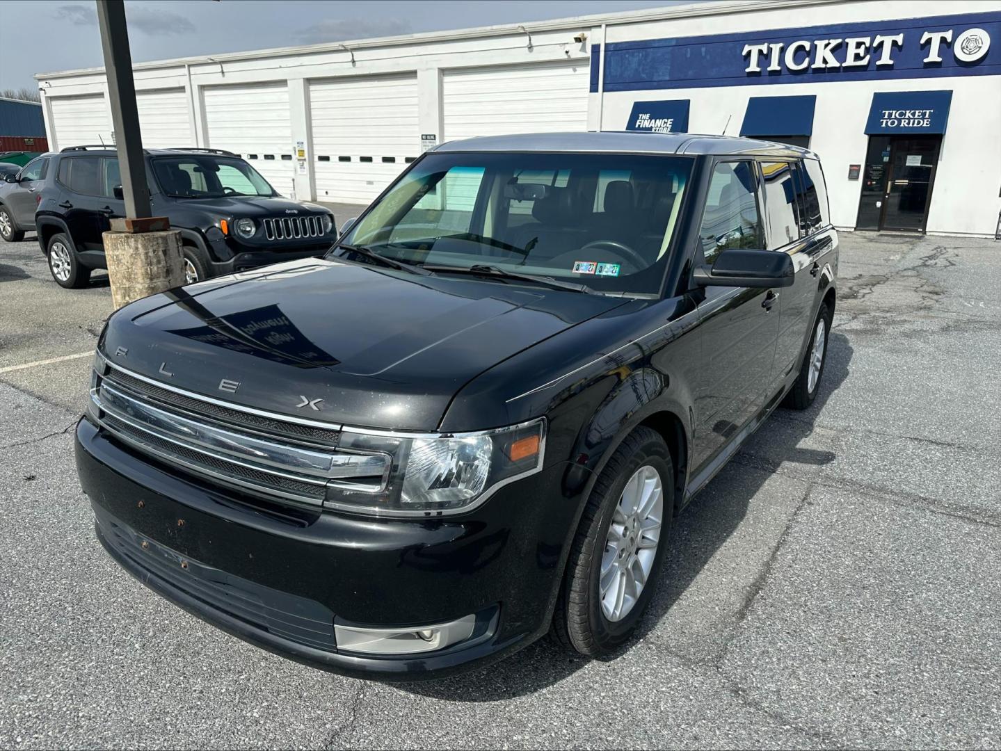 2013 BLACK Ford Flex SEL AWD (2FMHK6C81DB) with an 3.5L V6 DOHC 24V engine, 6-Speed Automatic Overdrive transmission, located at 1254 Manheim Pike, Lancaster, PA, 17601, (717) 393-9133, 40.062870, -76.323273 - Photo#0