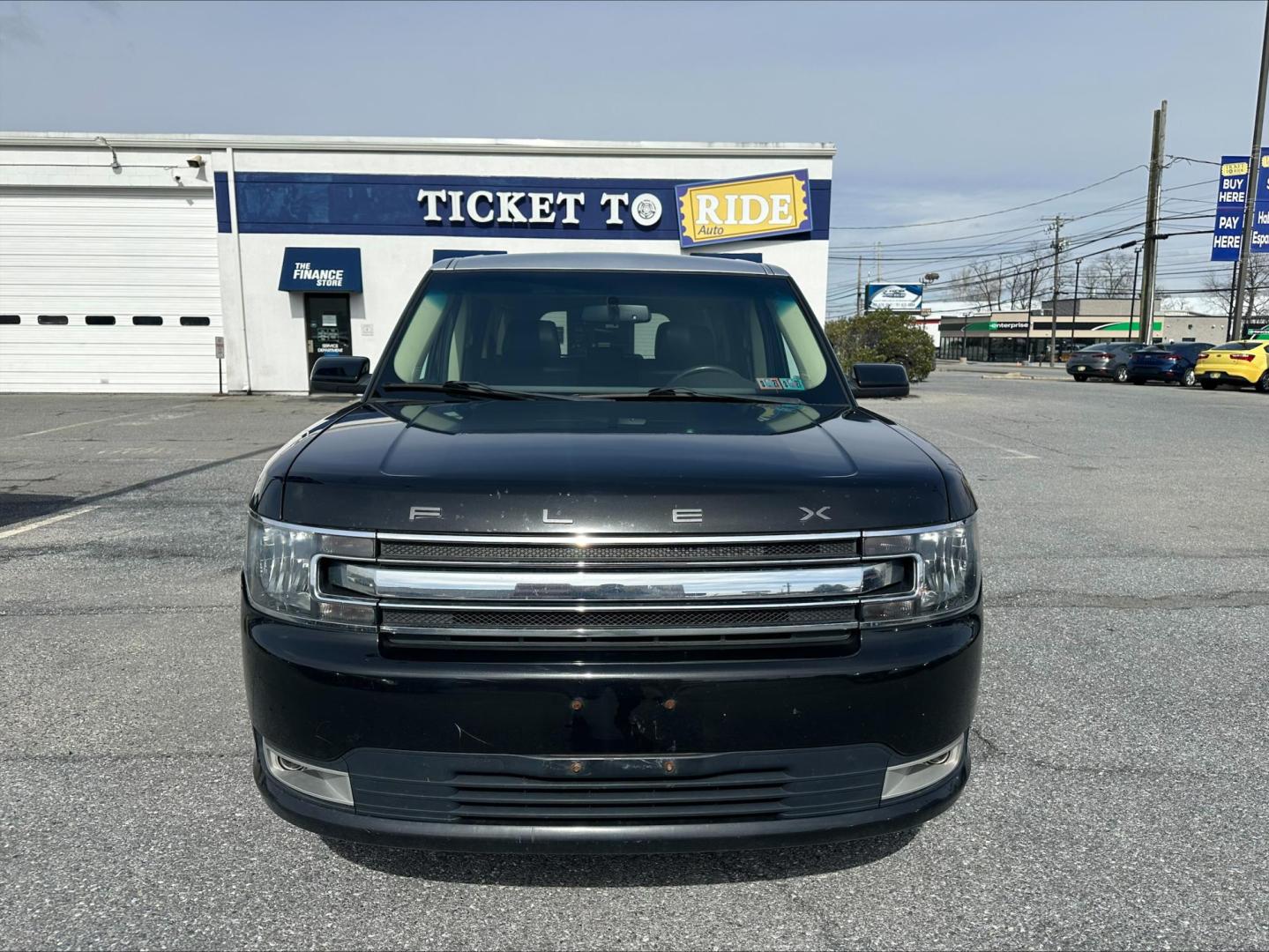 2013 BLACK Ford Flex SEL AWD (2FMHK6C81DB) with an 3.5L V6 DOHC 24V engine, 6-Speed Automatic Overdrive transmission, located at 1254 Manheim Pike, Lancaster, PA, 17601, (717) 393-9133, 40.062870, -76.323273 - Photo#1