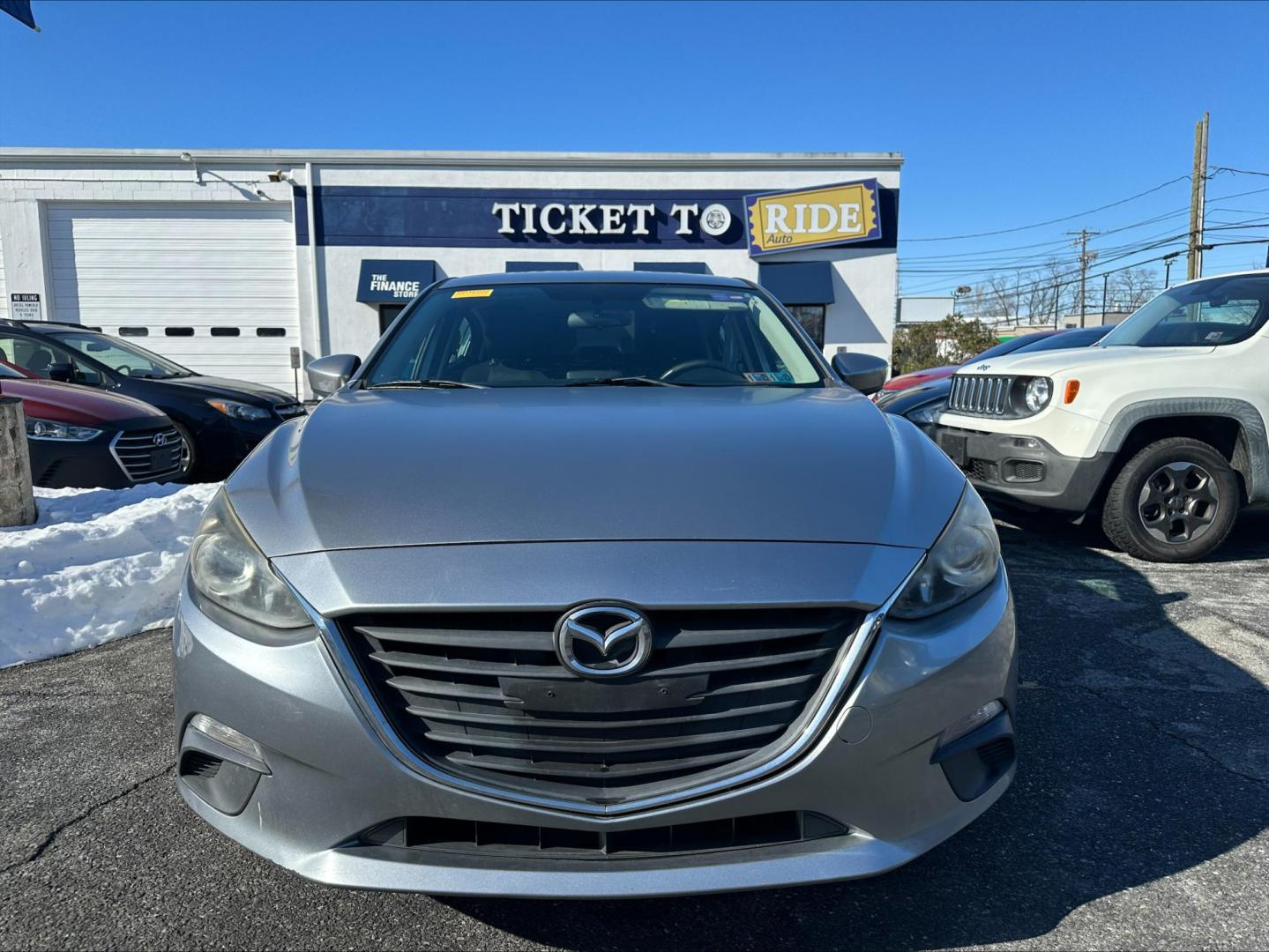 2016 SILVER Mazda MAZDA3 i Sport AT 4-Door (JM1BM1T73G1) with an 2.0L L4 DOHC 16V engine, 6A transmission, located at 1254 Manheim Pike, Lancaster, PA, 17601, (717) 393-9133, 40.062870, -76.323273 - Photo#1