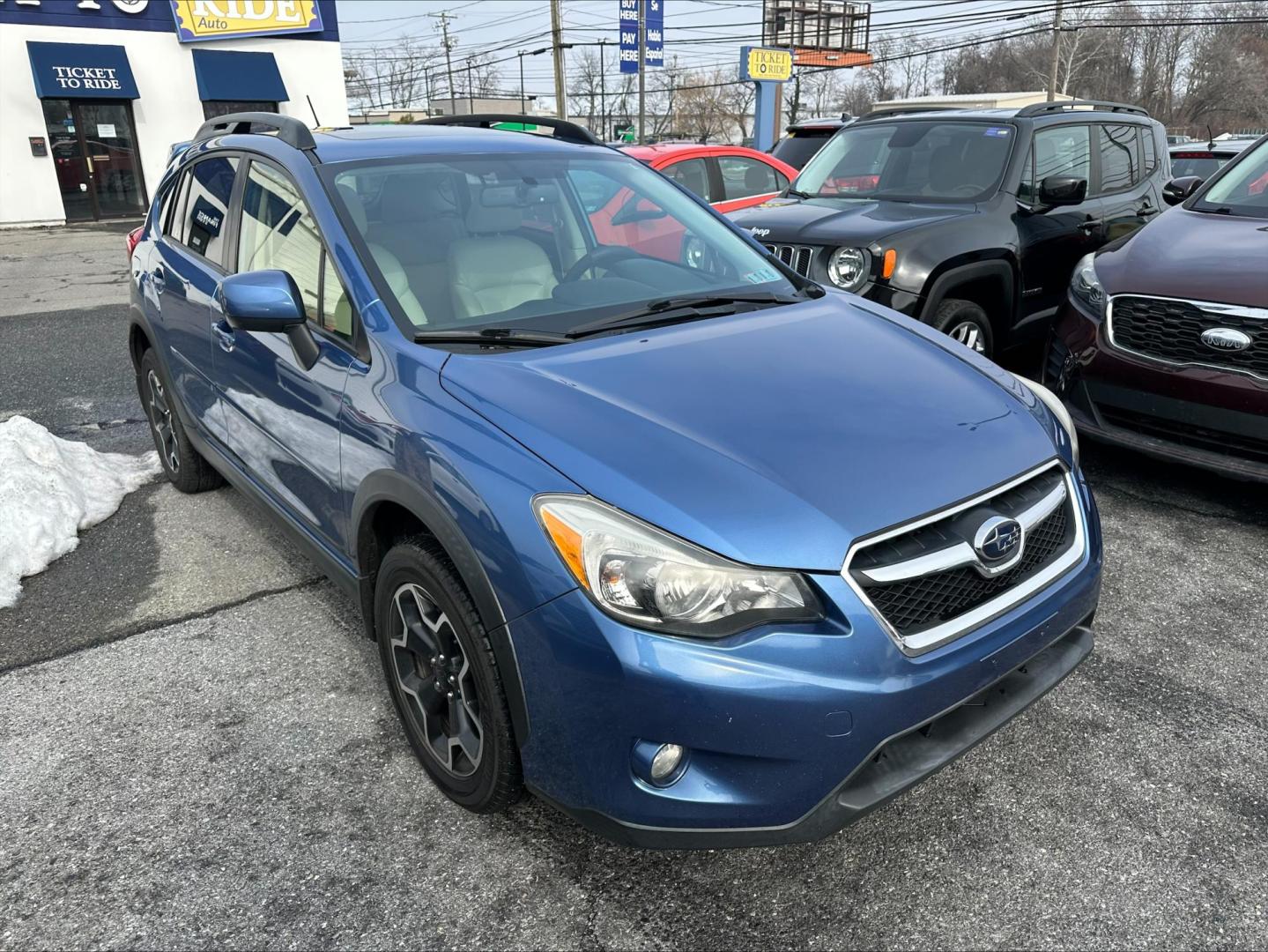 2014 BLUE Subaru XV Crosstrek 2.0 Limited (JF2GPAKC8E8) with an 2.0L L4 DOHC 16V engine, Continuously Variable Transmission transmission, located at 1254 Manheim Pike, Lancaster, PA, 17601, (717) 393-9133, 40.062870, -76.323273 - Photo#2