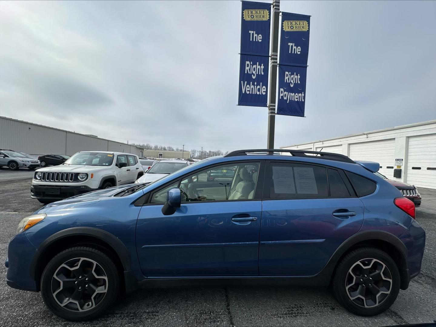 2014 BLUE Subaru XV Crosstrek 2.0 Limited (JF2GPAKC8E8) with an 2.0L L4 DOHC 16V engine, Continuously Variable Transmission transmission, located at 1254 Manheim Pike, Lancaster, PA, 17601, (717) 393-9133, 40.062870, -76.323273 - Photo#7