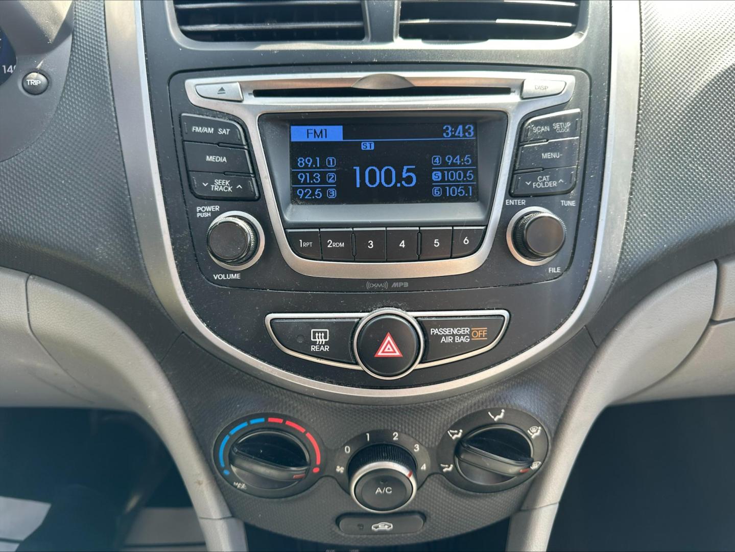 2017 BLACK Hyundai Accent SE 5-Door 6A (KMHCT5AE1HU) with an 1.6L L4 DOHC 16V engine, 6A transmission, located at 1254 Manheim Pike, Lancaster, PA, 17601, (717) 393-9133, 40.062870, -76.323273 - Photo#14