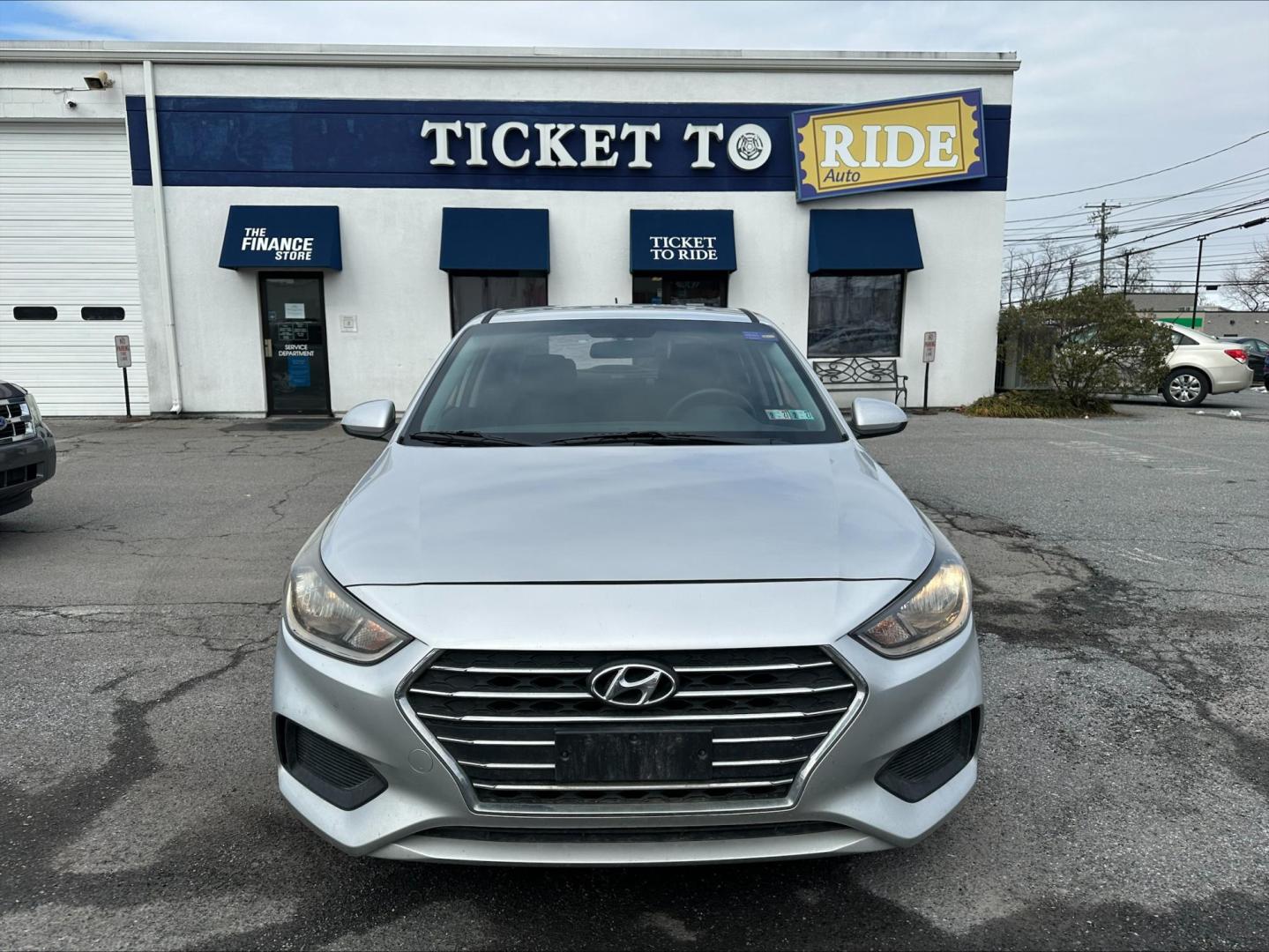 2019 GREY Hyundai Accent SE 4-Door 6A (3KPC24A38KE) with an 1.6L L4 DOHC 16V engine, 6A transmission, located at 1254 Manheim Pike, Lancaster, PA, 17601, (717) 393-9133, 40.062870, -76.323273 - Photo#1