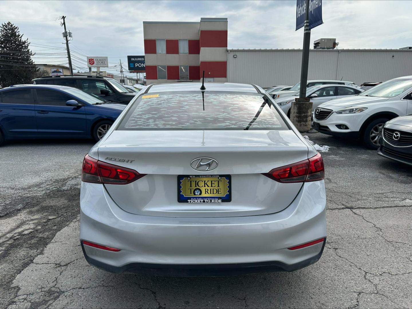 2019 GREY Hyundai Accent SE 4-Door 6A (3KPC24A38KE) with an 1.6L L4 DOHC 16V engine, 6A transmission, located at 1254 Manheim Pike, Lancaster, PA, 17601, (717) 393-9133, 40.062870, -76.323273 - Photo#5