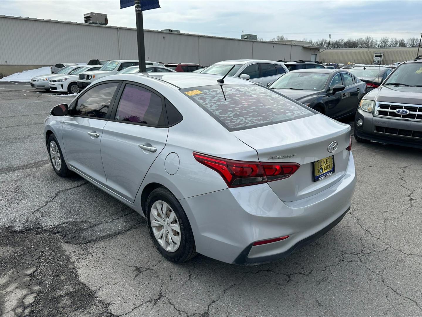 2019 GREY Hyundai Accent SE 4-Door 6A (3KPC24A38KE) with an 1.6L L4 DOHC 16V engine, 6A transmission, located at 1254 Manheim Pike, Lancaster, PA, 17601, (717) 393-9133, 40.062870, -76.323273 - Photo#6