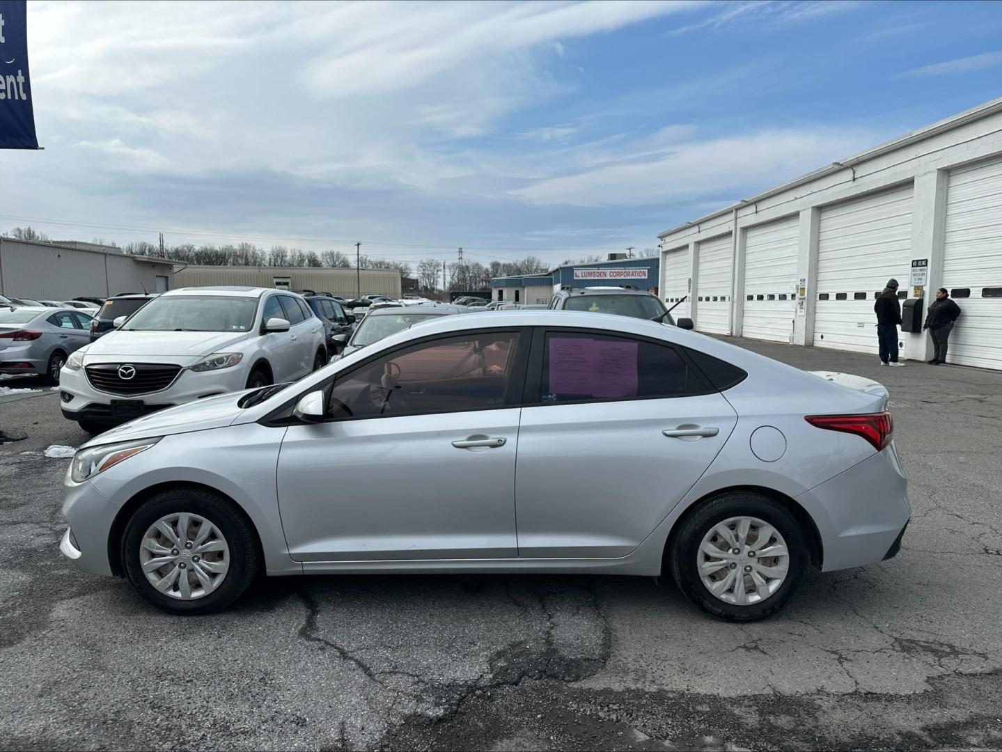 2019 GREY Hyundai Accent SE 4-Door 6A (3KPC24A38KE) with an 1.6L L4 DOHC 16V engine, 6A transmission, located at 1254 Manheim Pike, Lancaster, PA, 17601, (717) 393-9133, 40.062870, -76.323273 - Photo#7