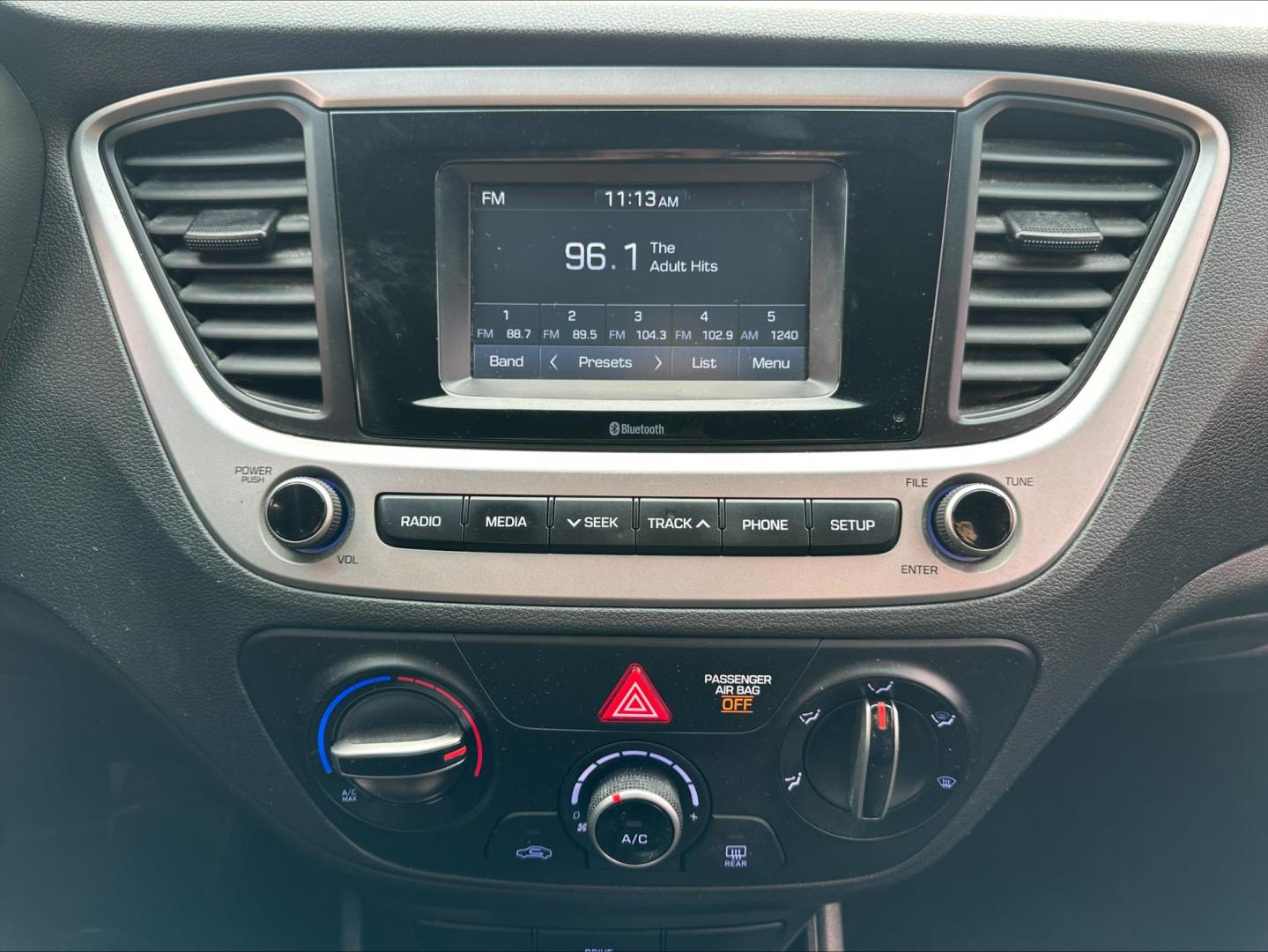 2019 GREY Hyundai Accent SE 4-Door 6A (3KPC24A38KE) with an 1.6L L4 DOHC 16V engine, 6A transmission, located at 1254 Manheim Pike, Lancaster, PA, 17601, (717) 393-9133, 40.062870, -76.323273 - Photo#15