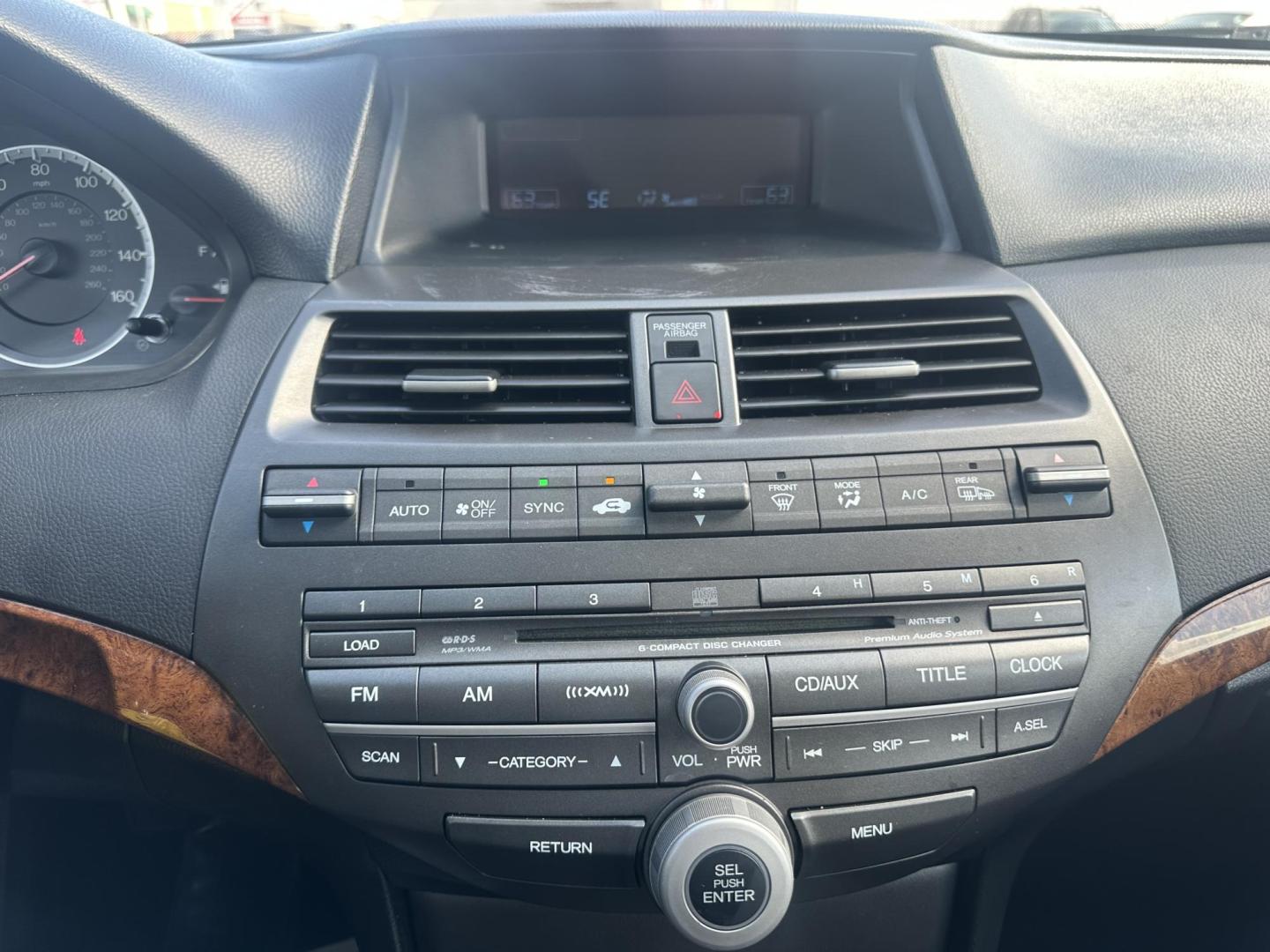 2012 BLACK Honda Accord EX-L V6 Sedan AT (1HGCP3F88CA) with an 3.5L V6 SOHC 24V engine, 5-Speed Automatic transmission, located at 1254 Manheim Pike, Lancaster, PA, 17601, (717) 393-9133, 40.062870, -76.323273 - Photo#17