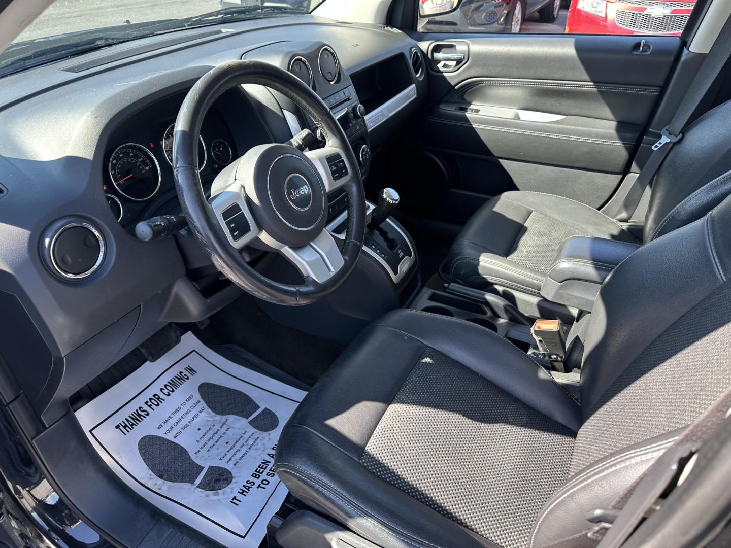 2015 BLACK Jeep Compass Latitude 4WD (1C4NJDEBXFD) with an 2.4L L4 DOHC 16V engine, Continuously Variable Transmission transmission, located at 1254 Manheim Pike, Lancaster, PA, 17601, (717) 393-9133, 40.062870, -76.323273- Photo#6