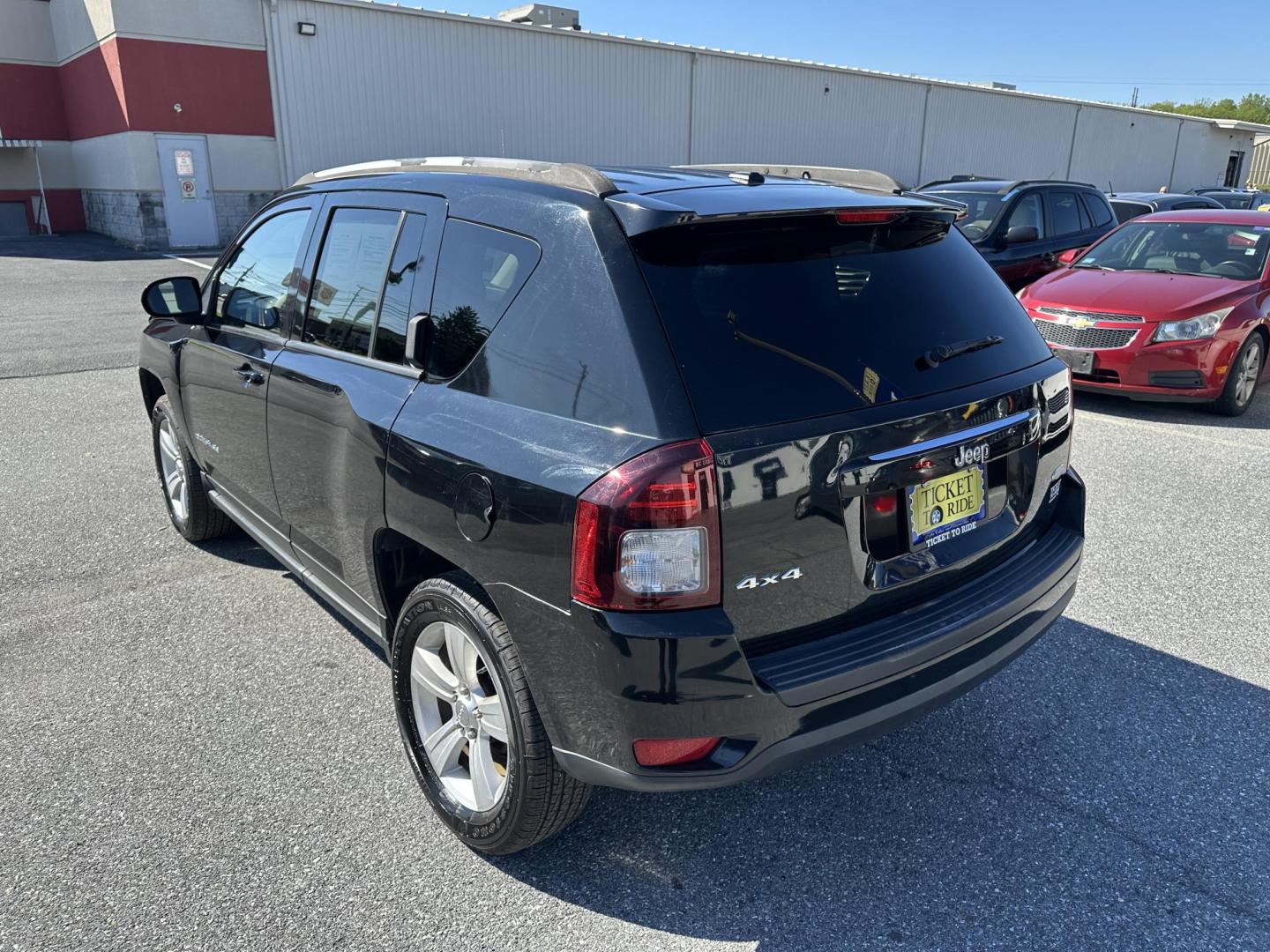 2015 BLACK Jeep Compass Latitude 4WD (1C4NJDEBXFD) with an 2.4L L4 DOHC 16V engine, Continuously Variable Transmission transmission, located at 1254 Manheim Pike, Lancaster, PA, 17601, (717) 393-9133, 40.062870, -76.323273- Photo#8
