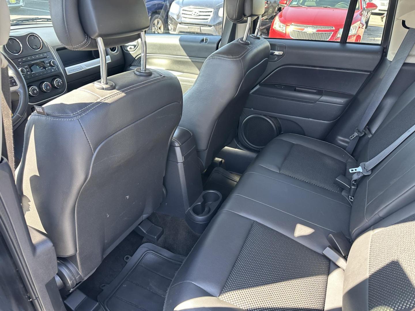2015 BLACK Jeep Compass Latitude 4WD (1C4NJDEBXFD) with an 2.4L L4 DOHC 16V engine, Continuously Variable Transmission transmission, located at 1254 Manheim Pike, Lancaster, PA, 17601, (717) 393-9133, 40.062870, -76.323273- Photo#11
