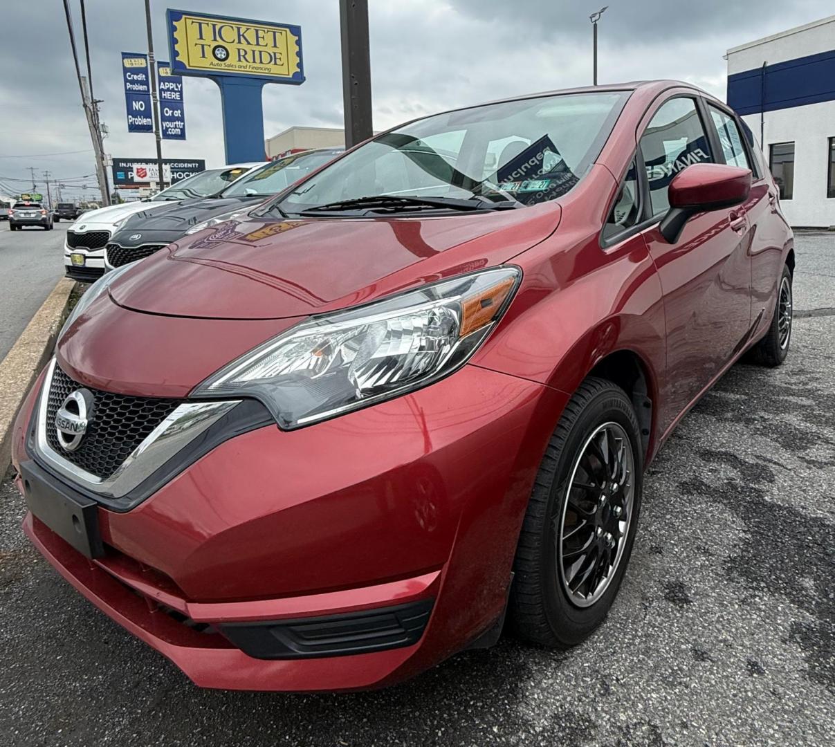 2019 RED Nissan Versa Note S (3N1CE2CPXKL) with an 1.6L L4 DOHC 16V engine, CVT transmission, located at 1254 Manheim Pike, Lancaster, PA, 17601, (717) 393-9133, 40.062870, -76.323273 - Practical, efficient, and surprisingly spacious—this 2019 Nissan Versa Note S is the perfect fit for anyone looking for reliable transportation without the high cost. Its compact size makes it easy to maneuver and park, while the hatchback design gives you extra cargo space when you need it. Affo - Photo#0